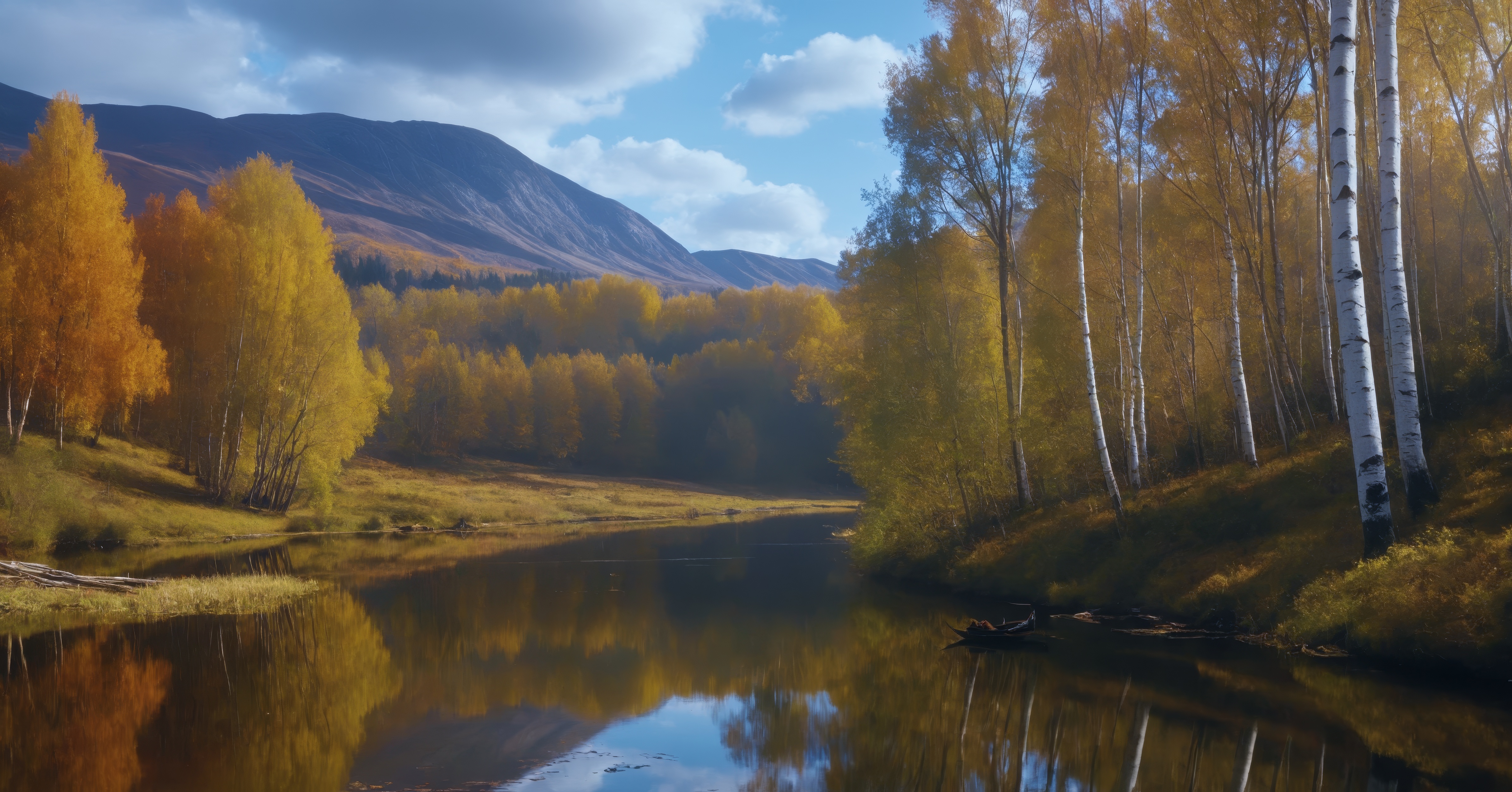 Бесплатное фото Изображение вида на деревья и воду