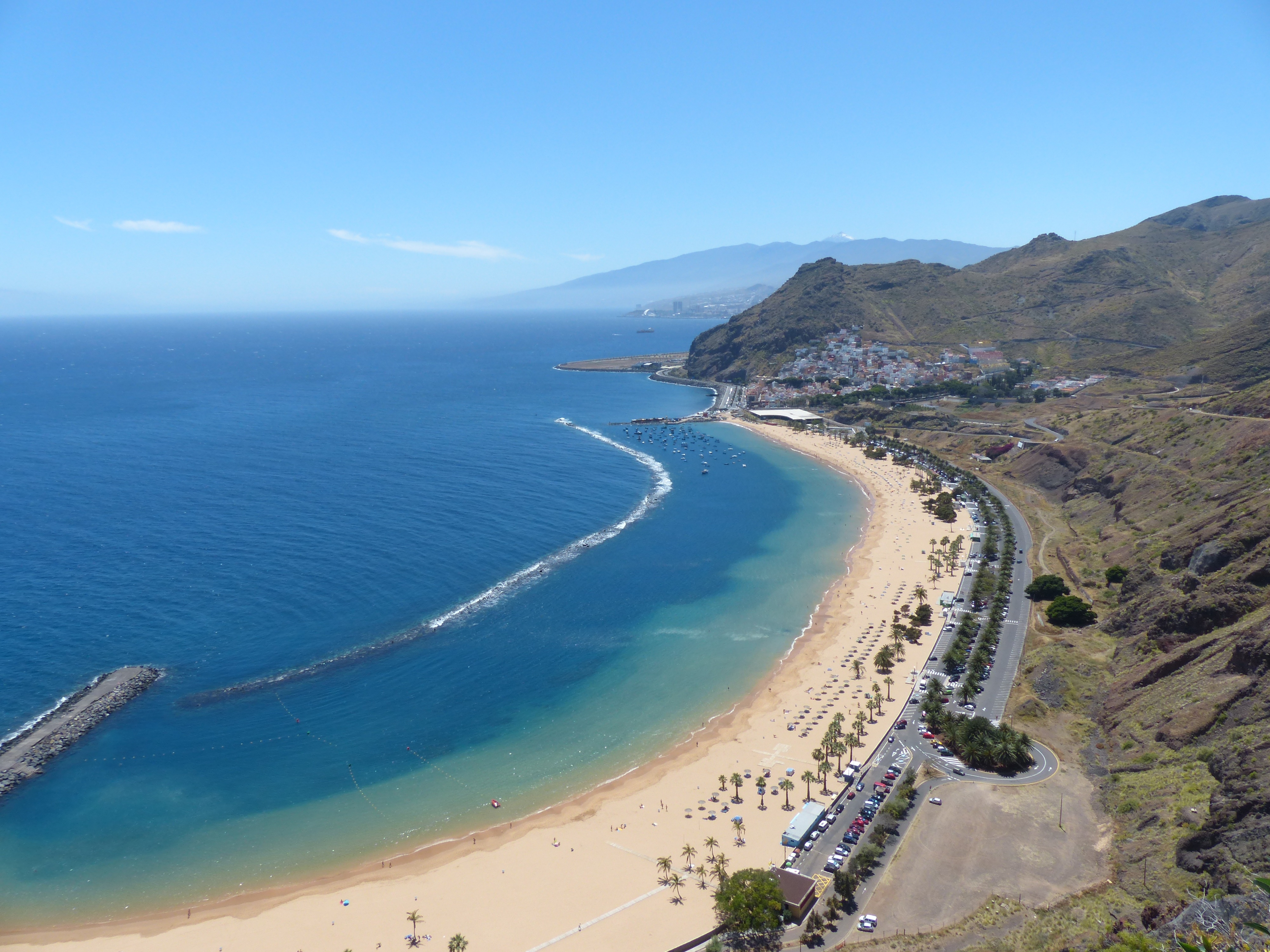 免费照片特雷西塔海滩（Playa de las Teresitas）