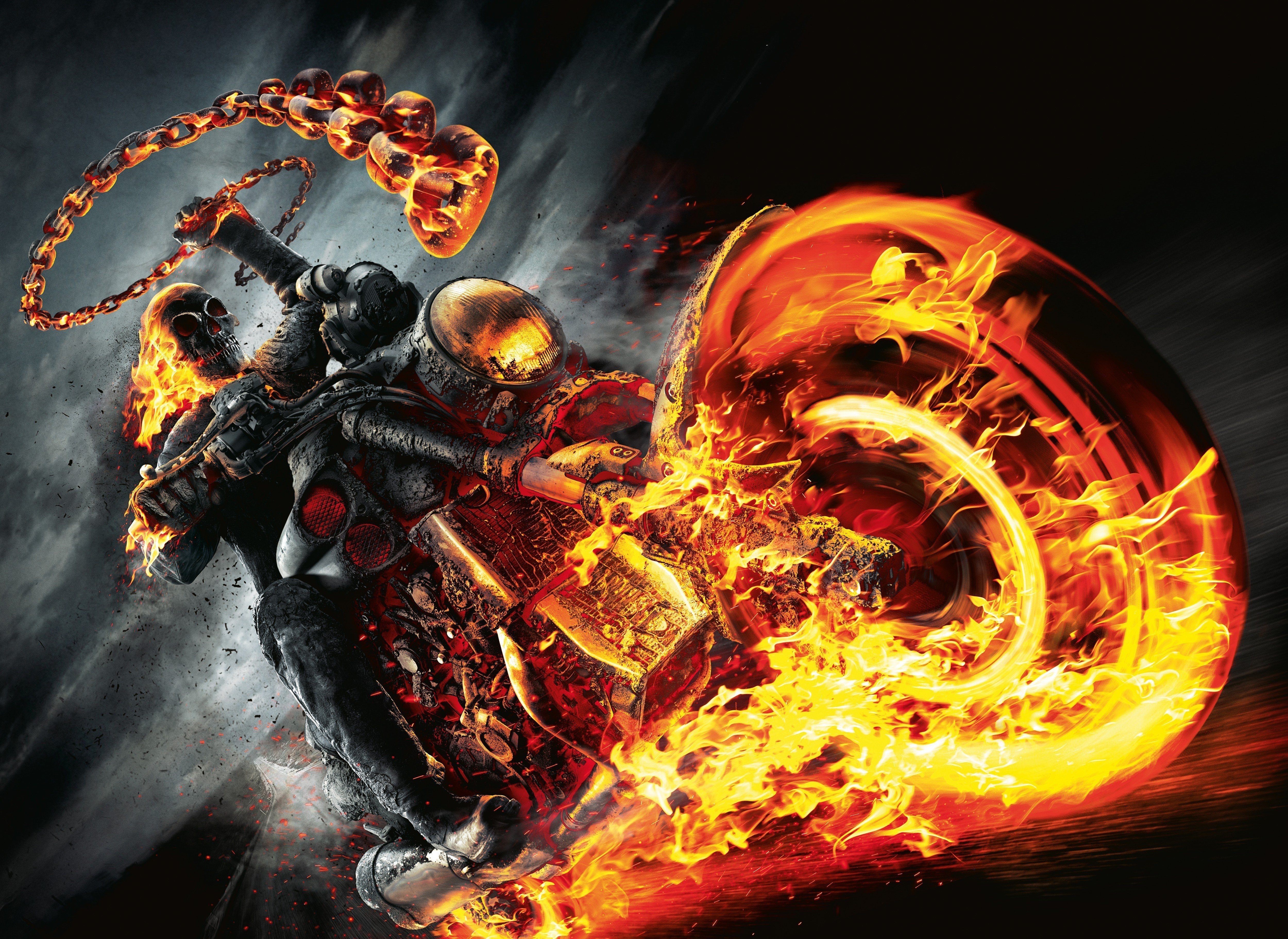 Обои Ghost Rider призрачный гонщик фантазия на рабочий стол