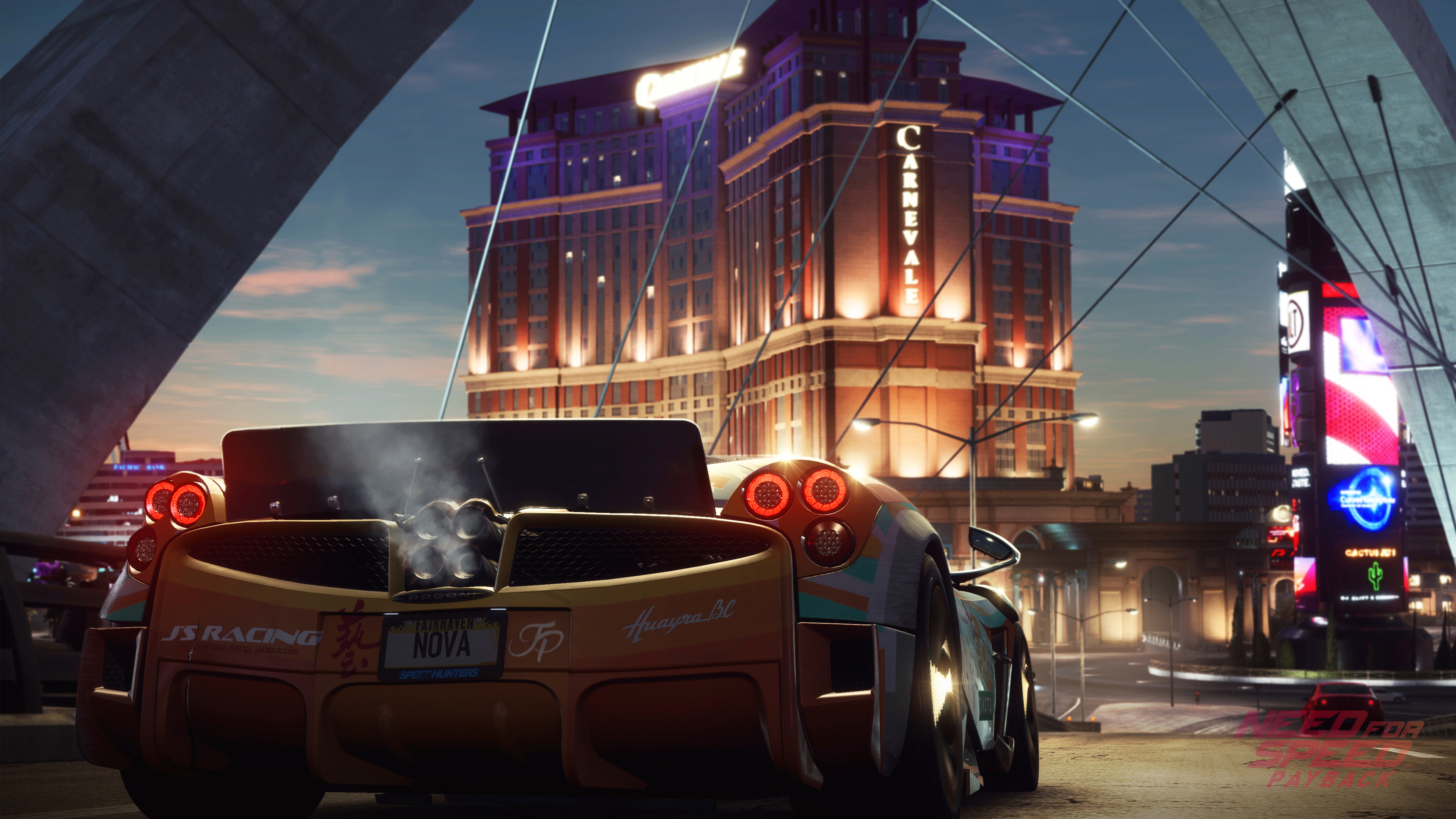 Бесплатное фото Картинка из игры need for speed payback