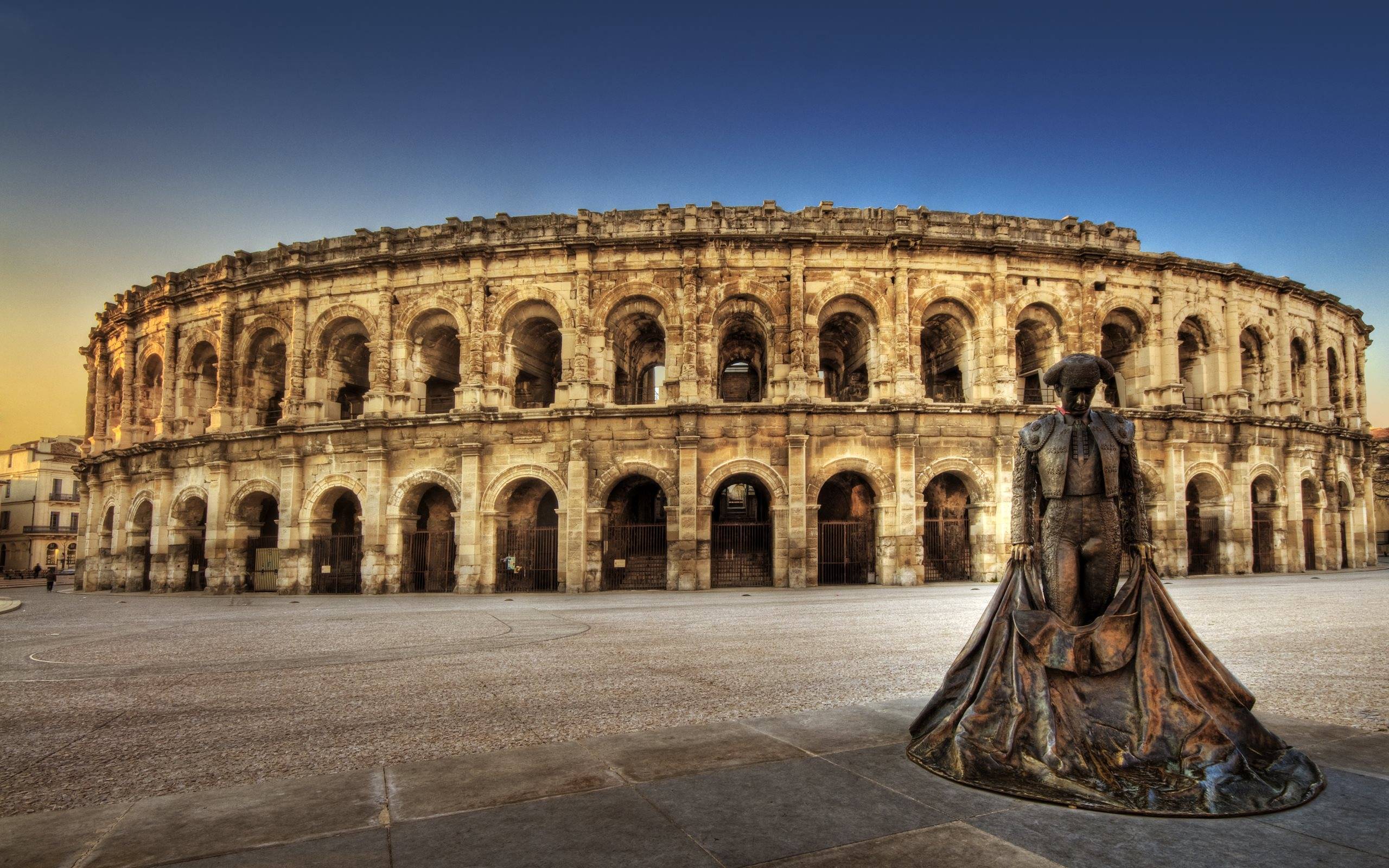 Wallpapers Amphitheater in N mes Arena monument on the desktop