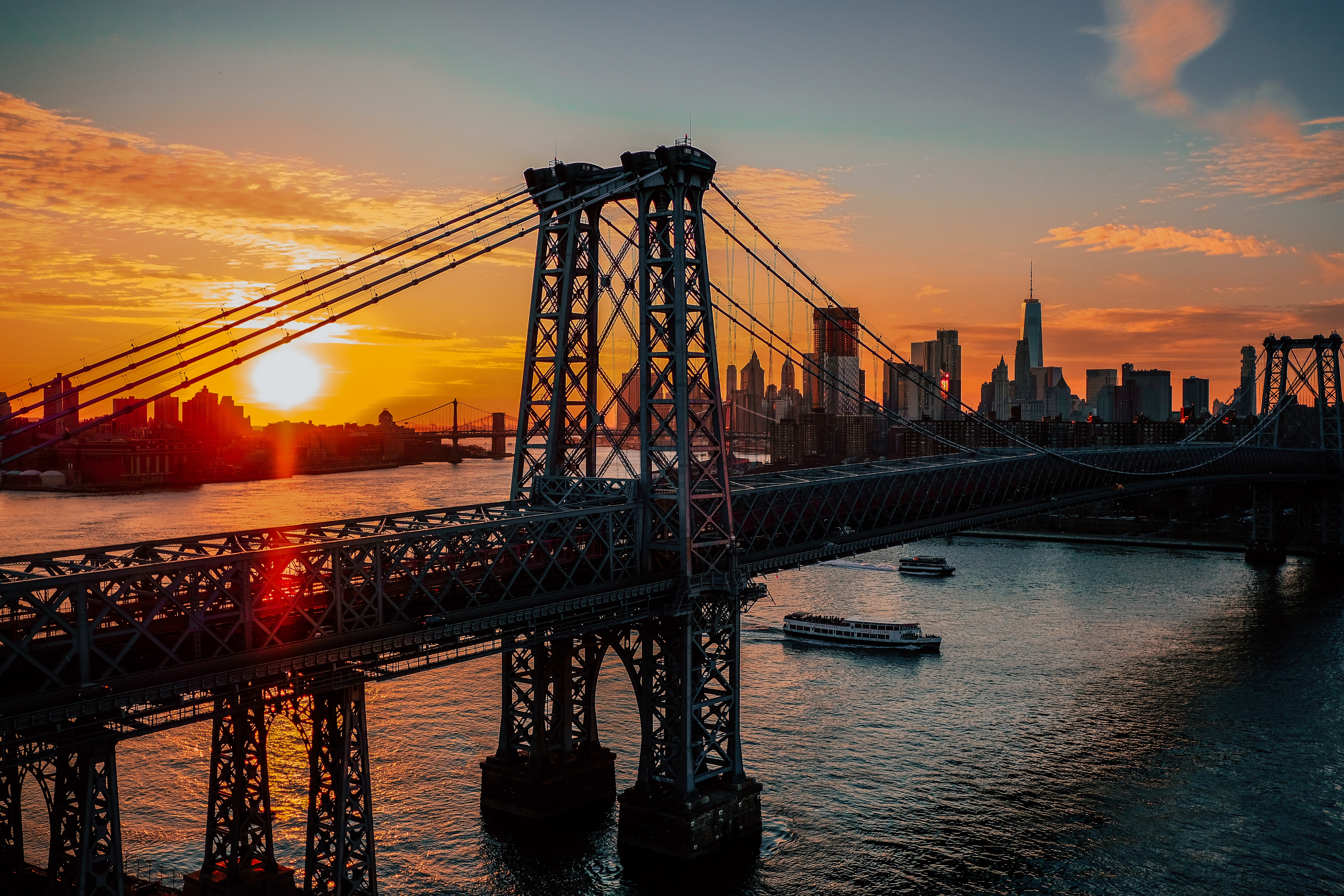 Wallpapers New York USA bridge on the desktop