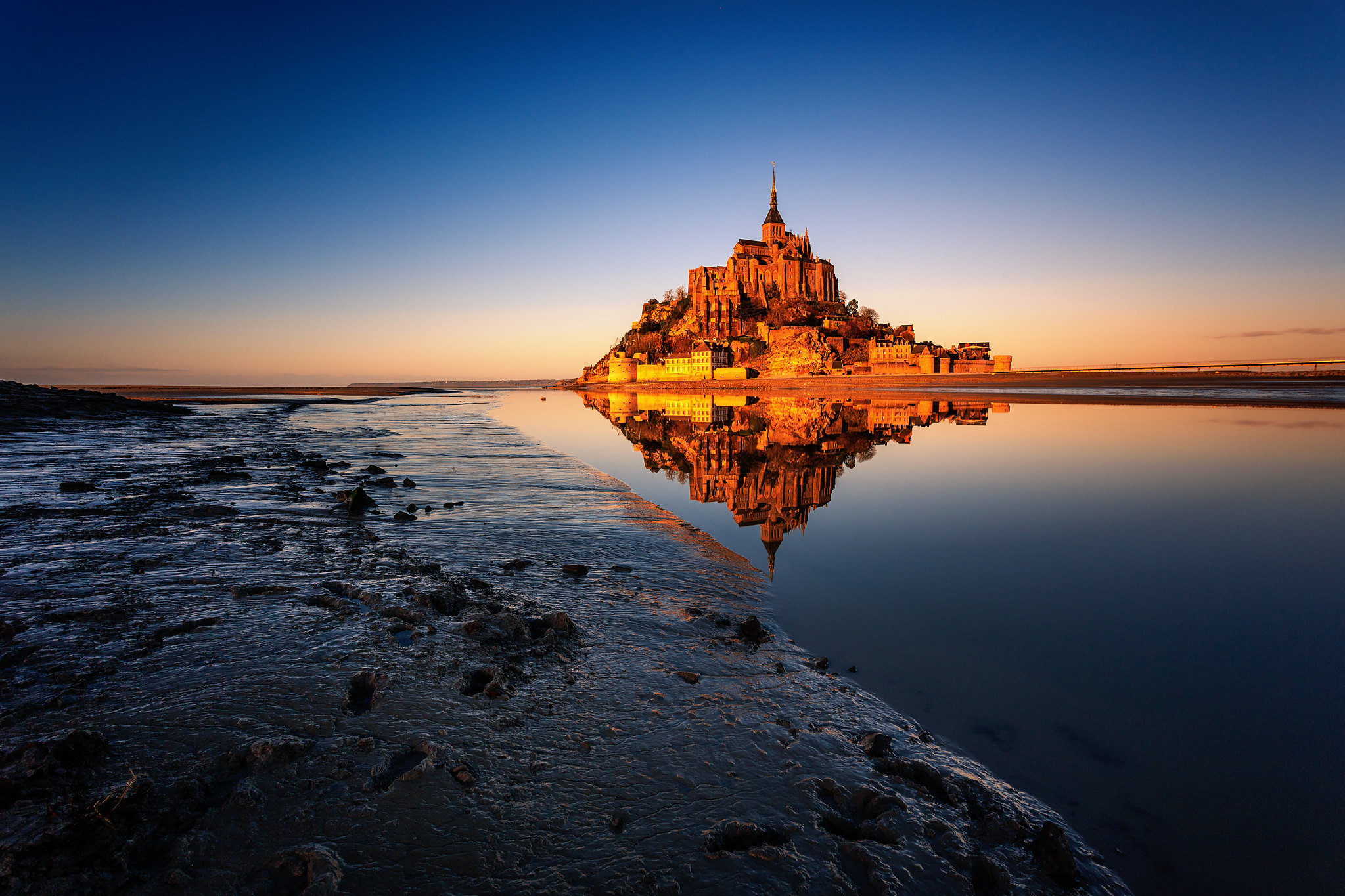 Wallpapers island landscape Normandy on the desktop