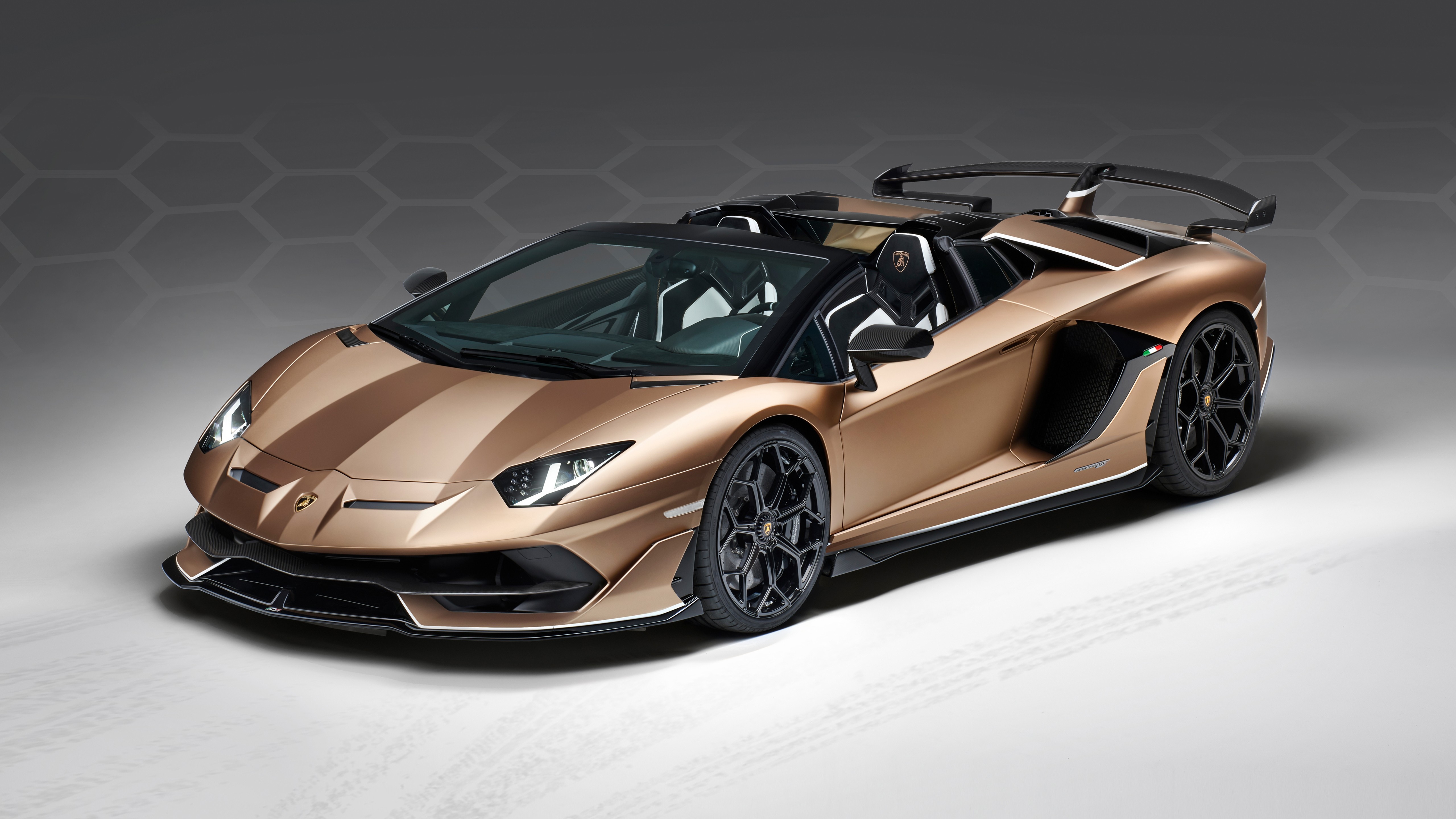 Wallpapers lamborghini aventador svj roadster side view supercars on the desktop