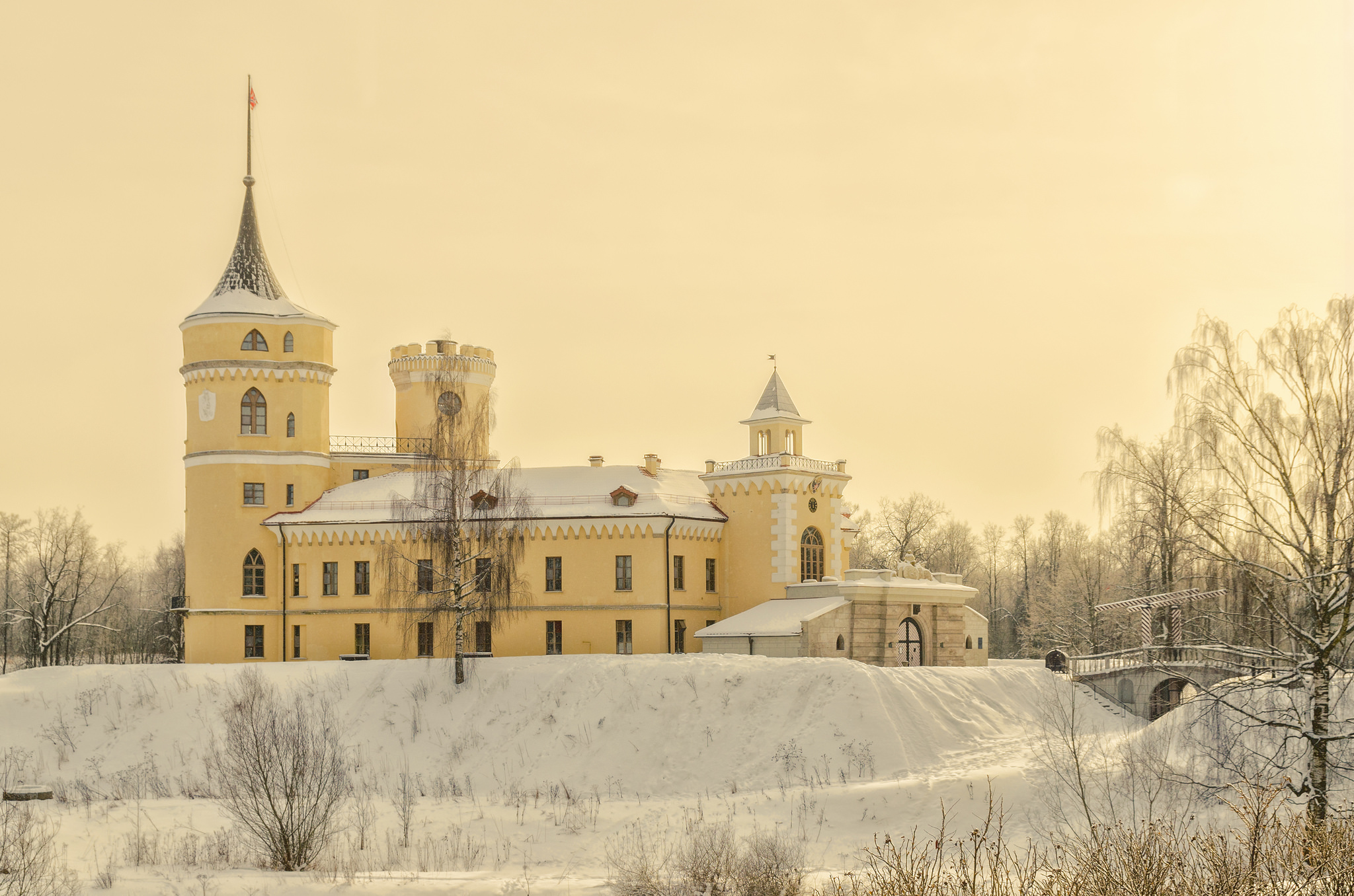 Wallpapers marienthal park winter landscape on the desktop