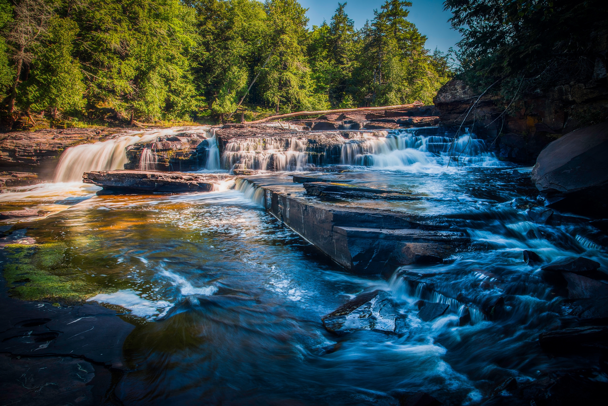 Wallpapers River Presque Isle Upper Peninsula Michigan on the desktop