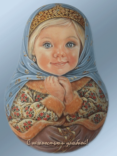 主题为图画 嵌套娃娃 脸的明信片免费下载