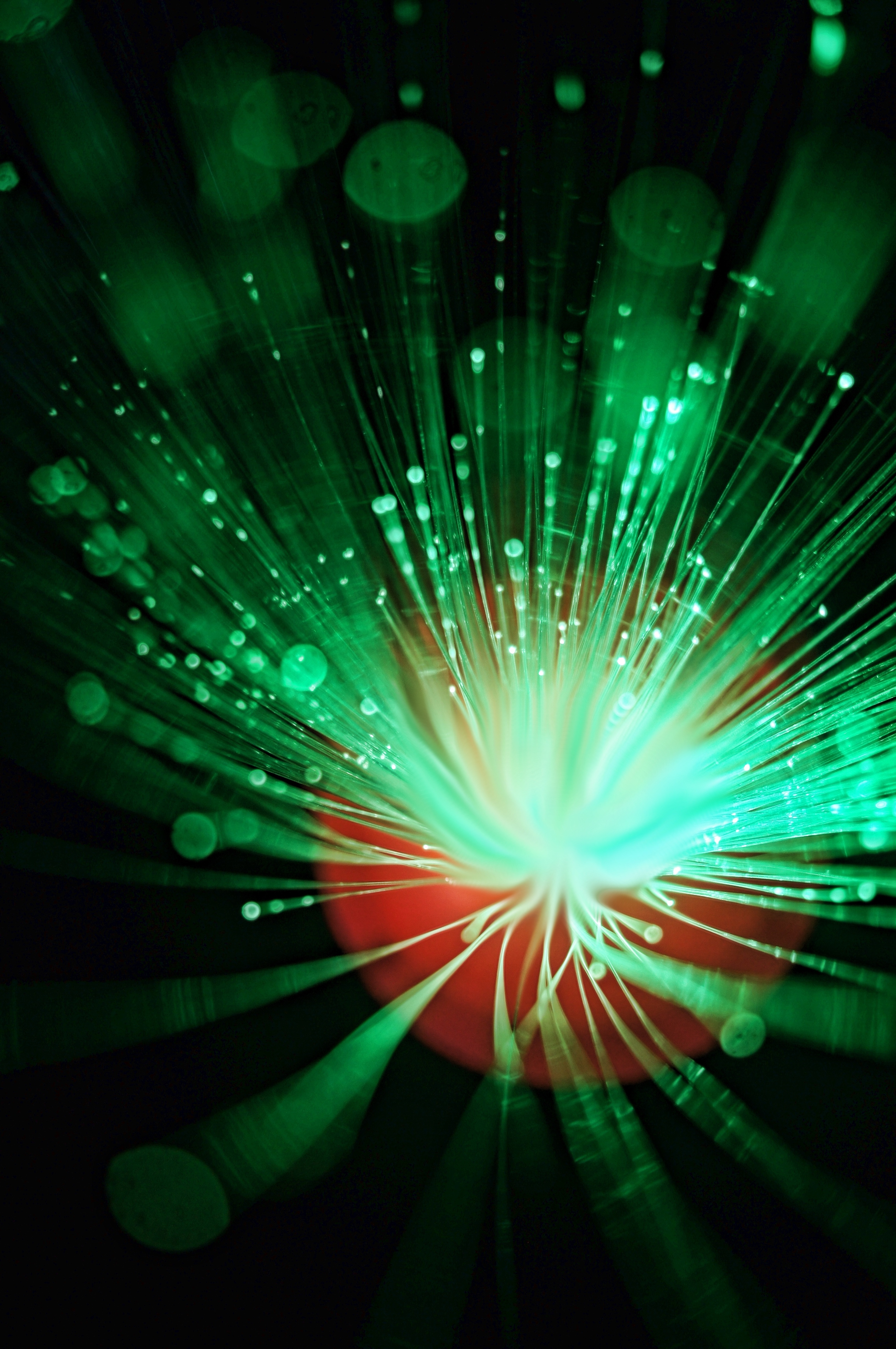 Wallpapers light glowing technology on the desktop