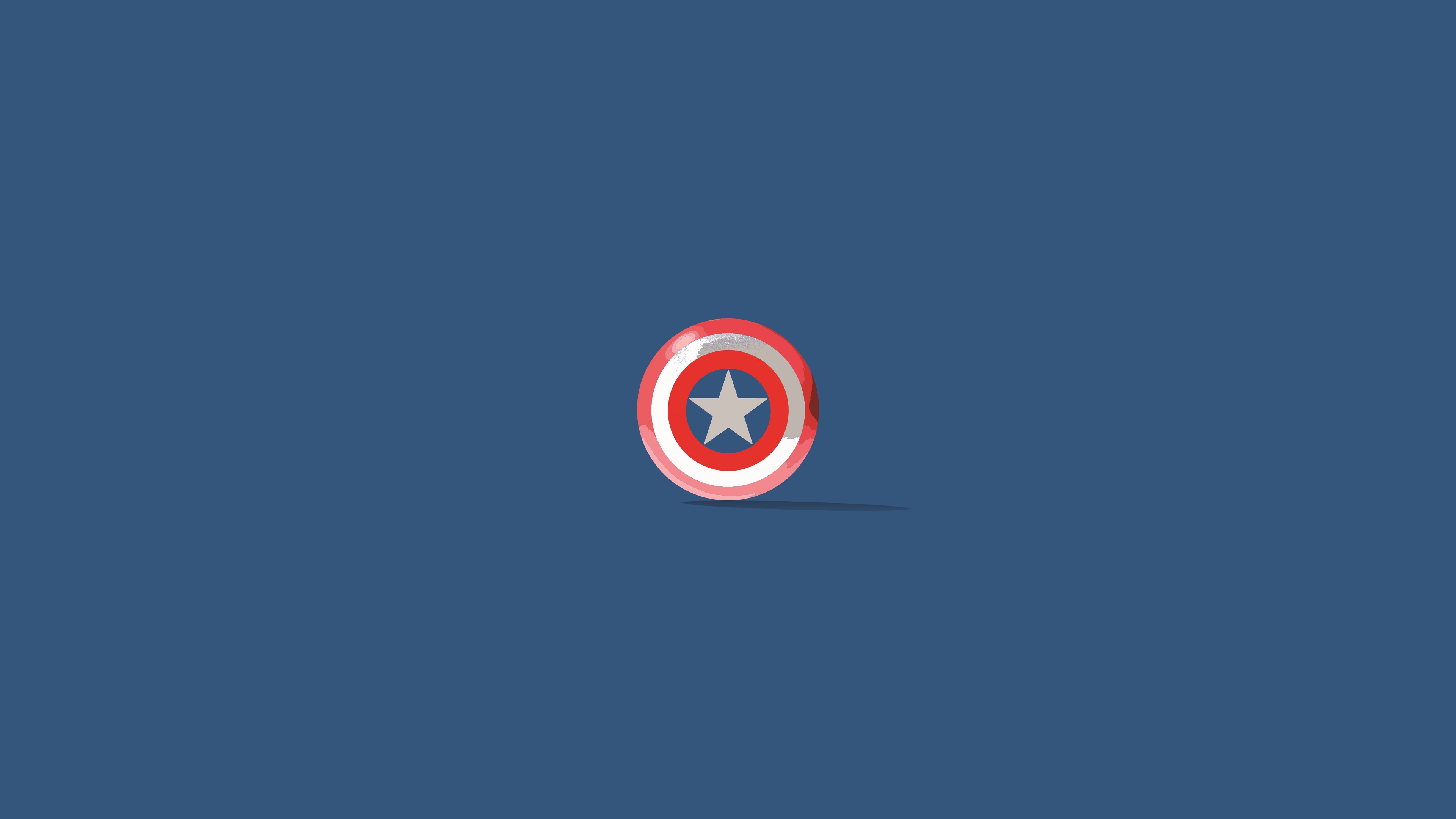 Wallpapers captain america shield minimalism on the desktop