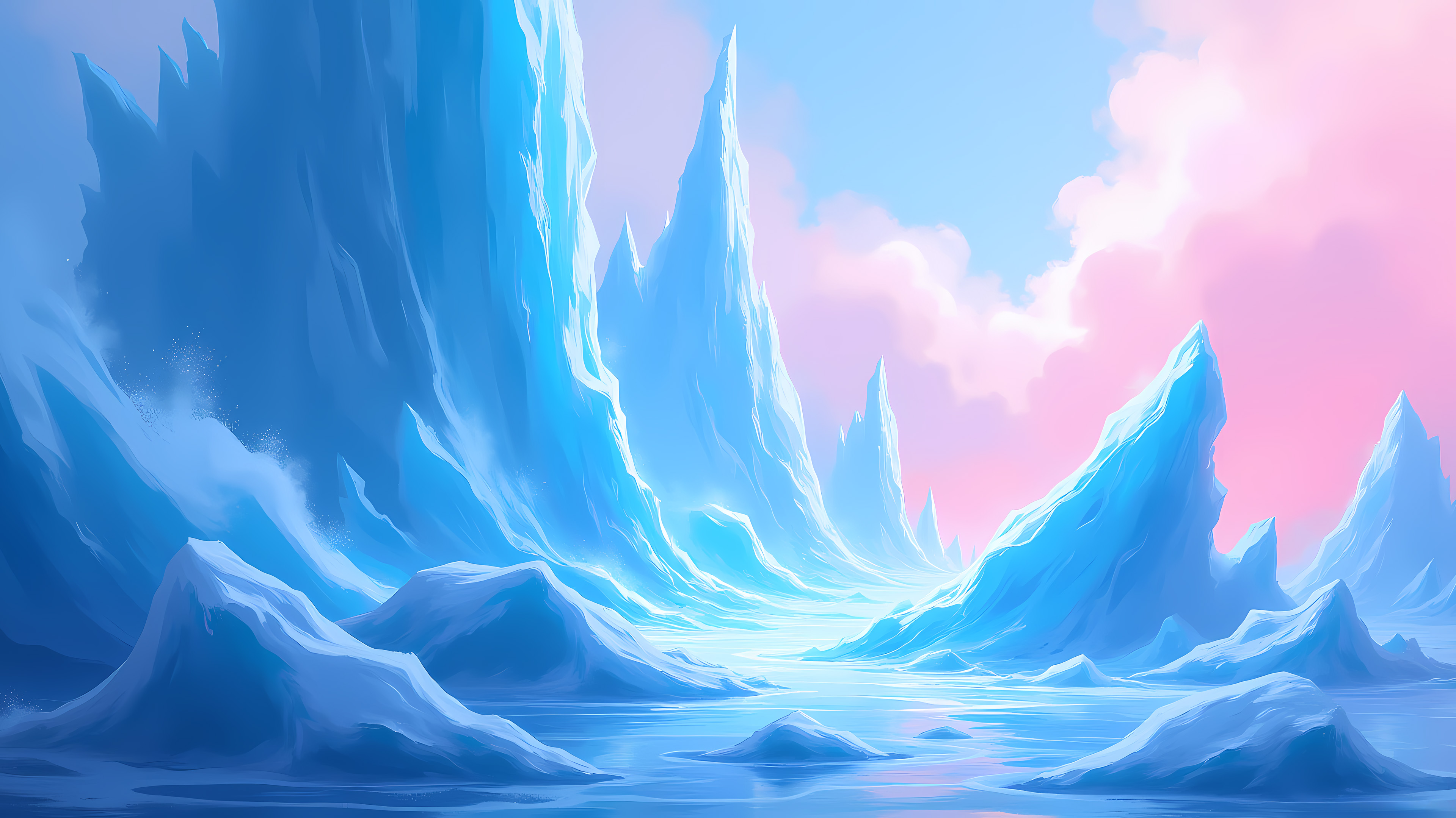 免费照片冰做的岩石