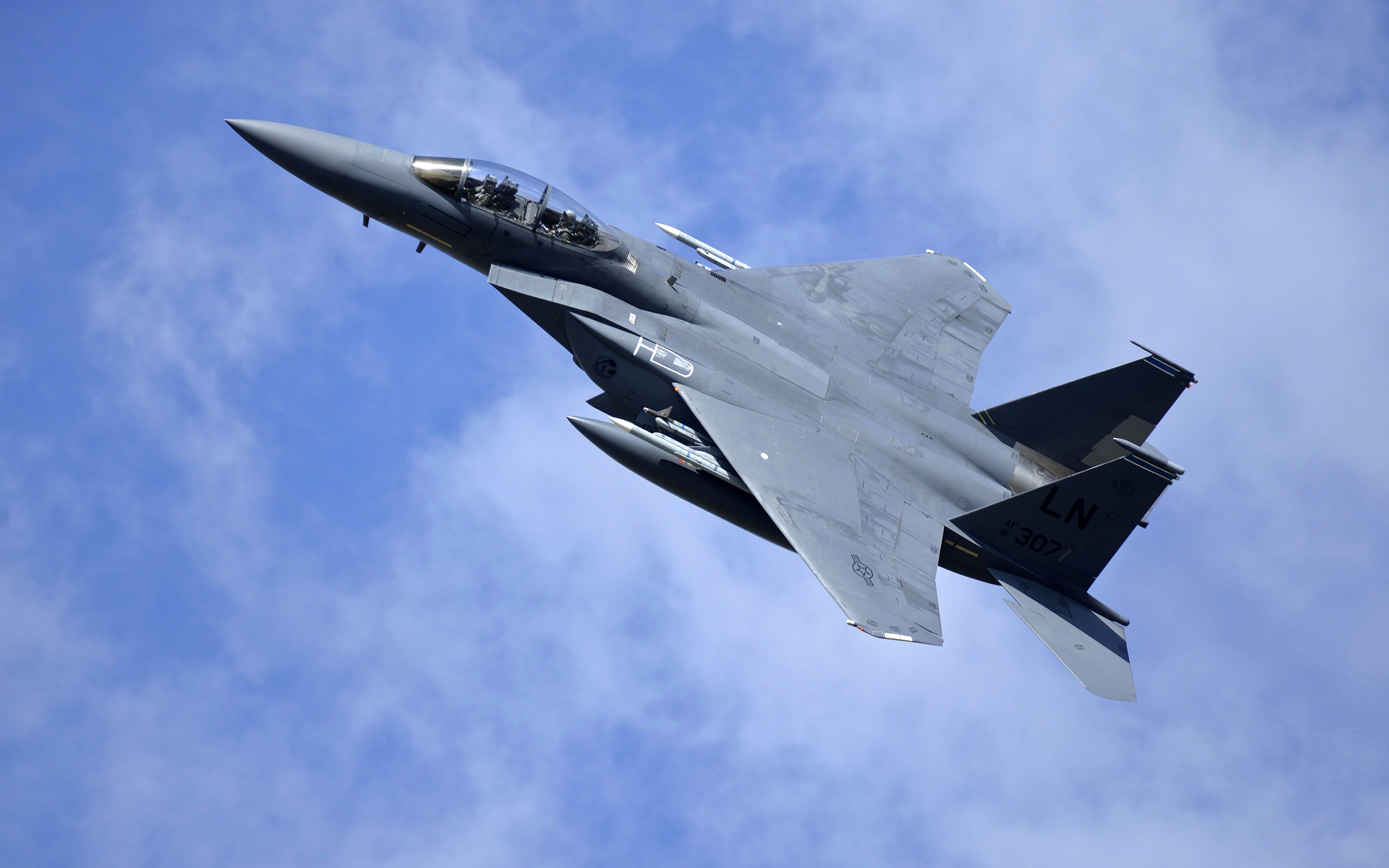 Free photo Flight of the McDonnell Douglas F15 Eagle.