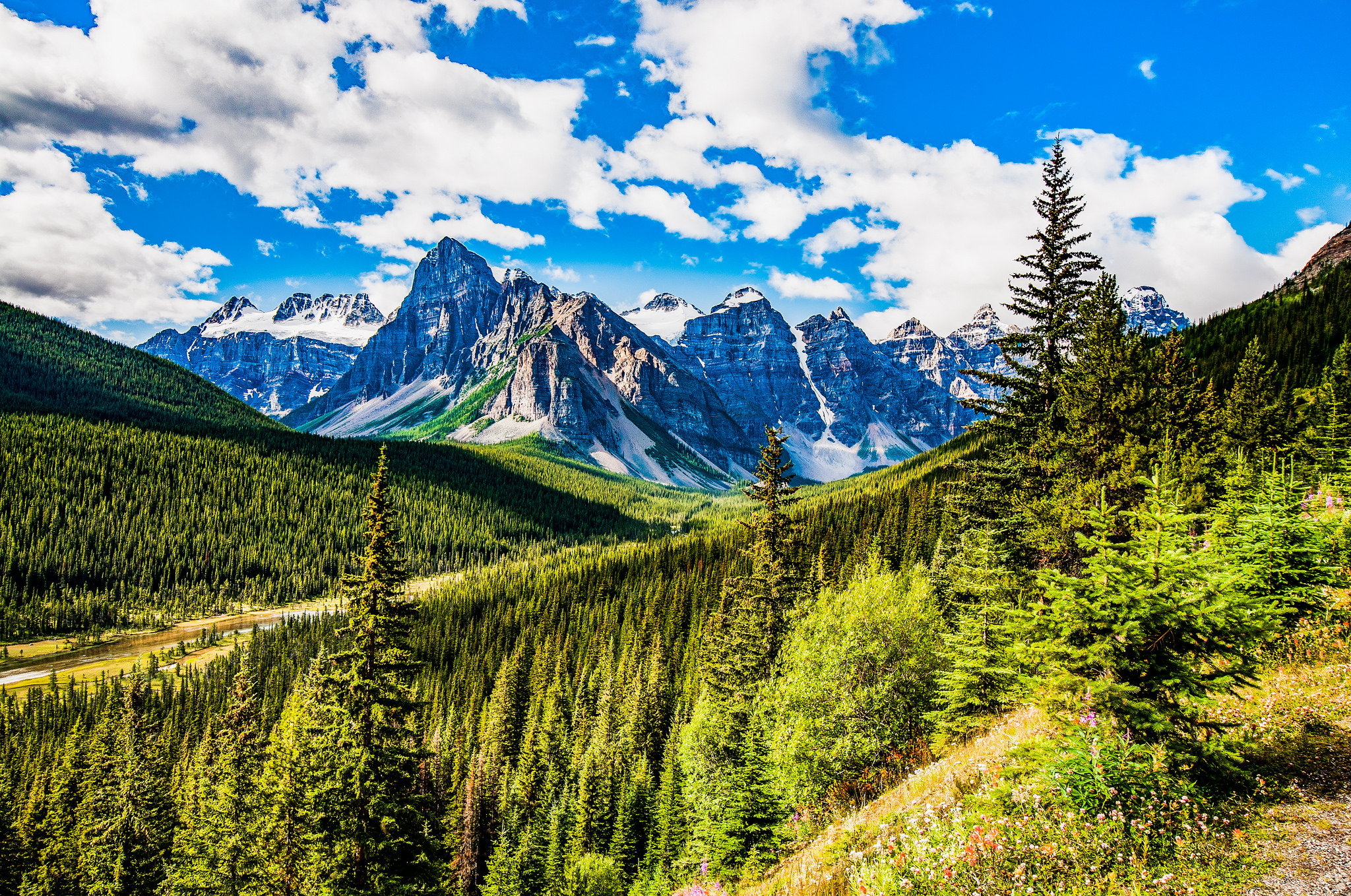 Wallpapers Canada Alberta Banff Johnston Canyon on the desktop