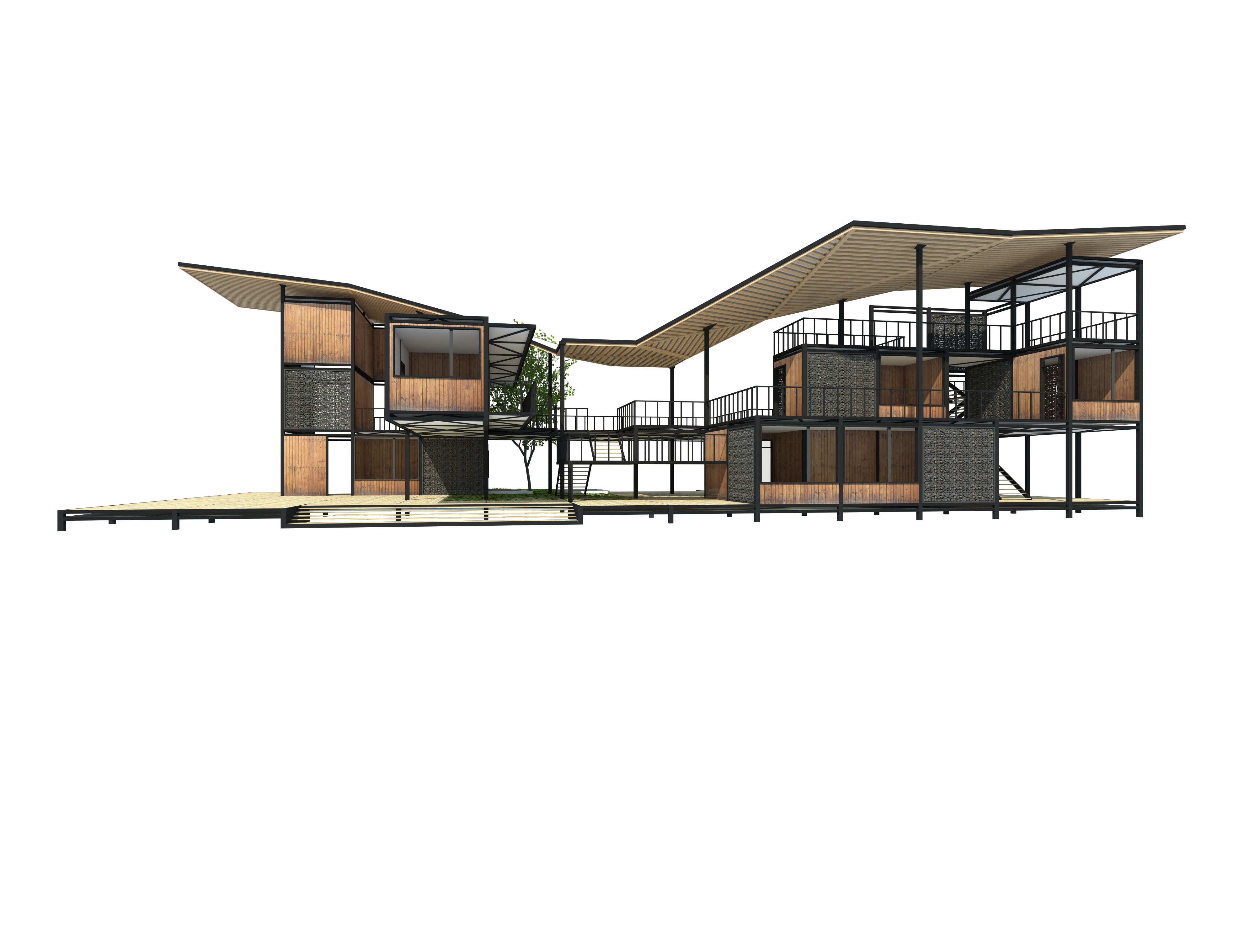 Обои чертеж древесина CGI на рабочий стол