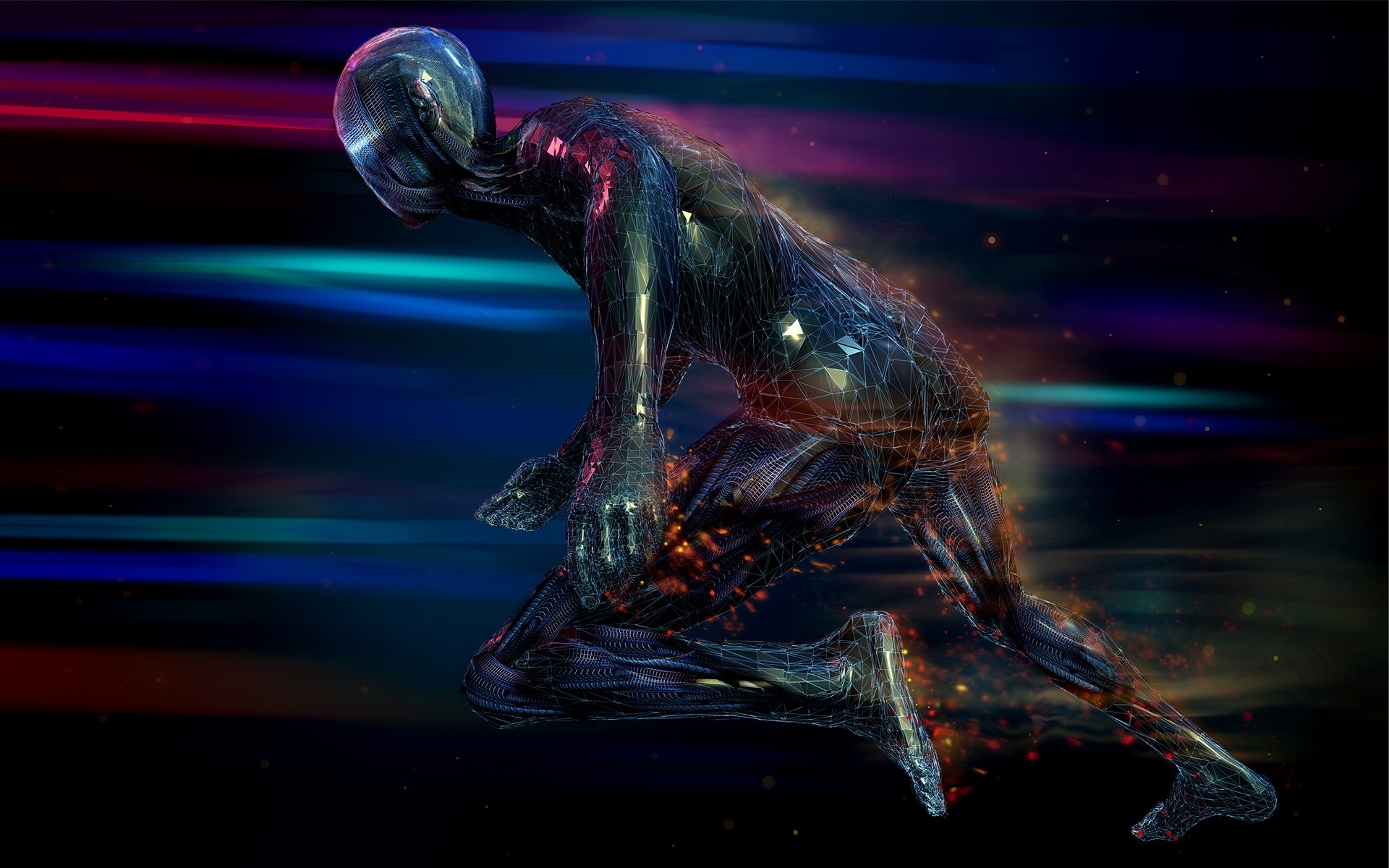 Обои робот человек изображения на рабочий стол