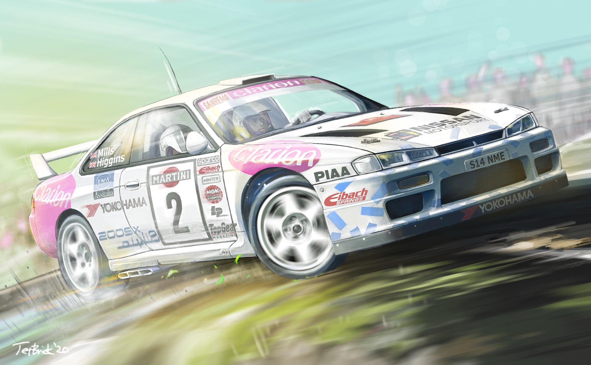 Обои драйвер anime racing car машины на рабочий стол