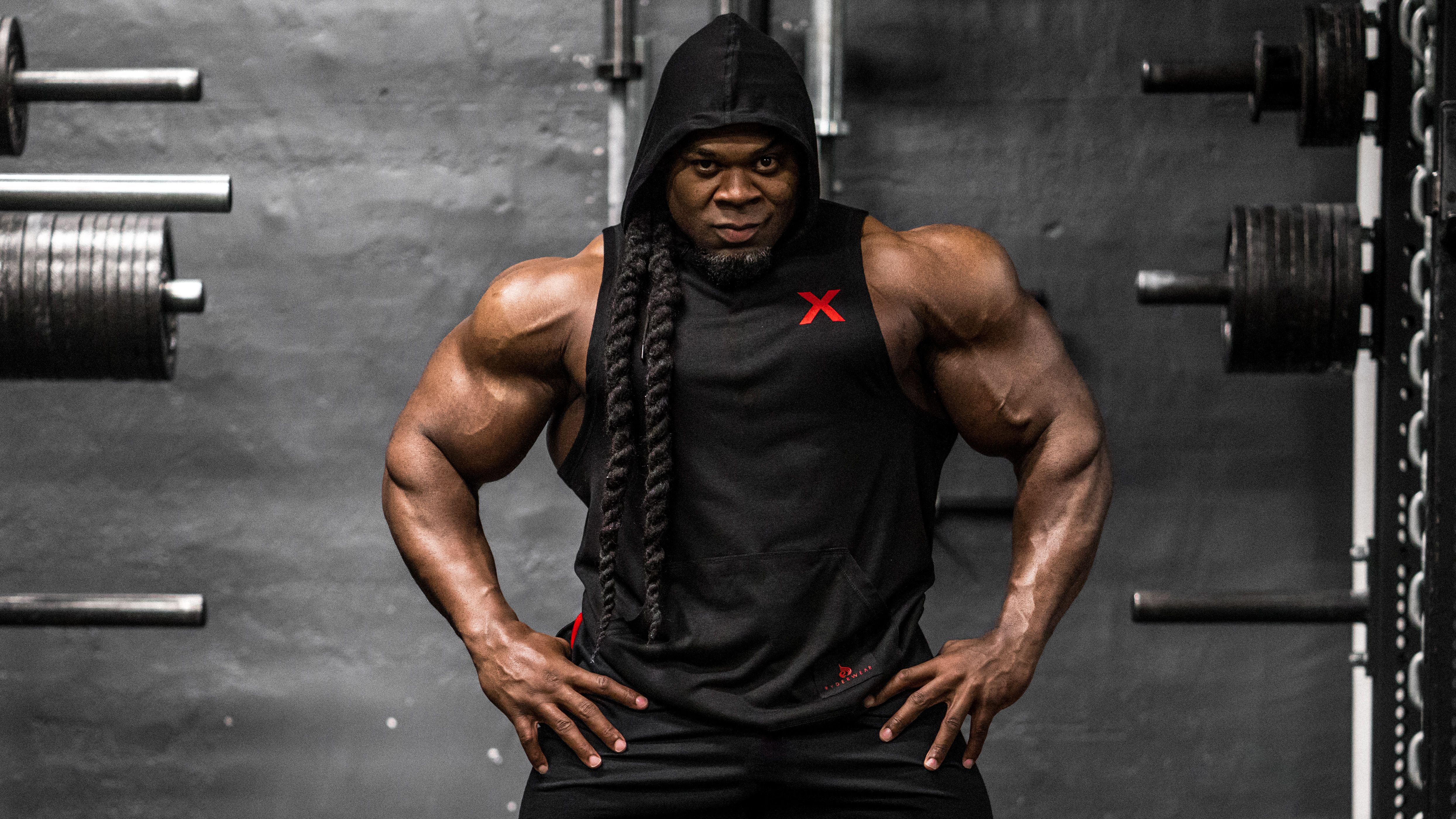 Wallpapers Kai Greene sports gym on the desktop