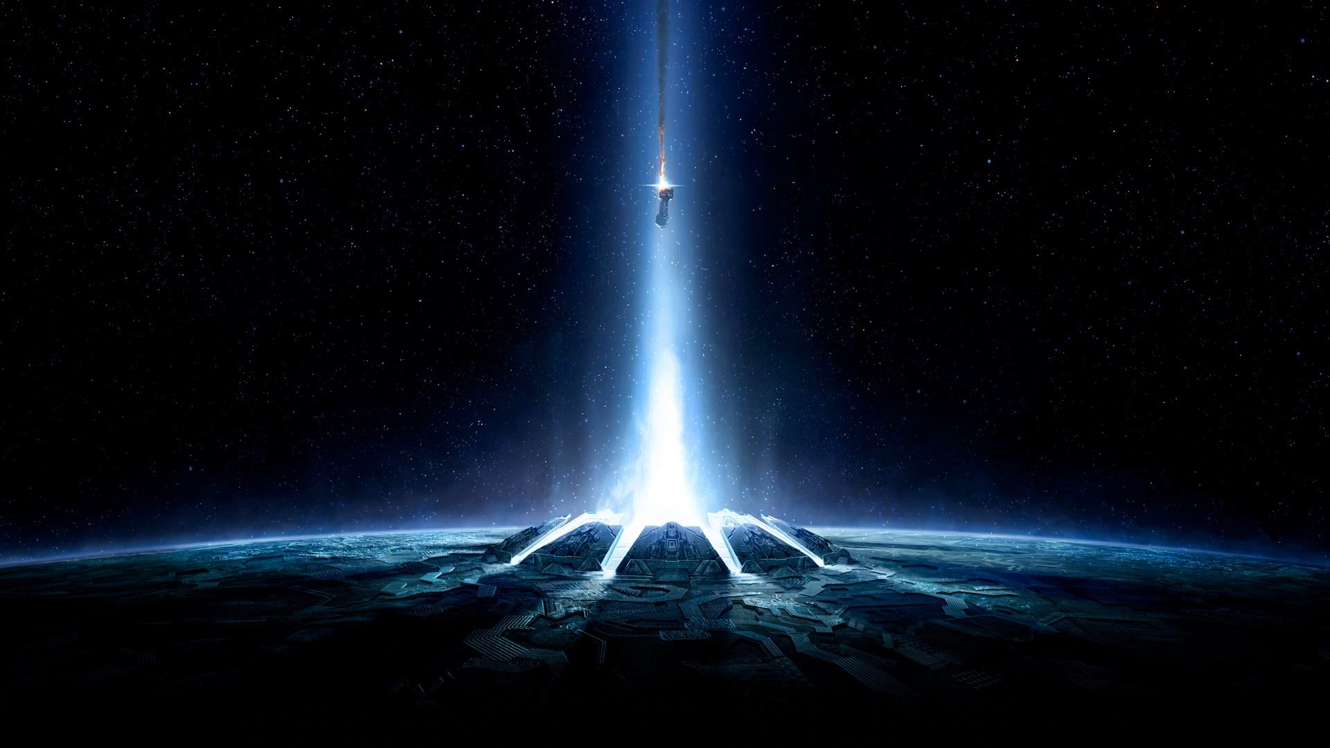 Обои планета вода космос на рабочий стол