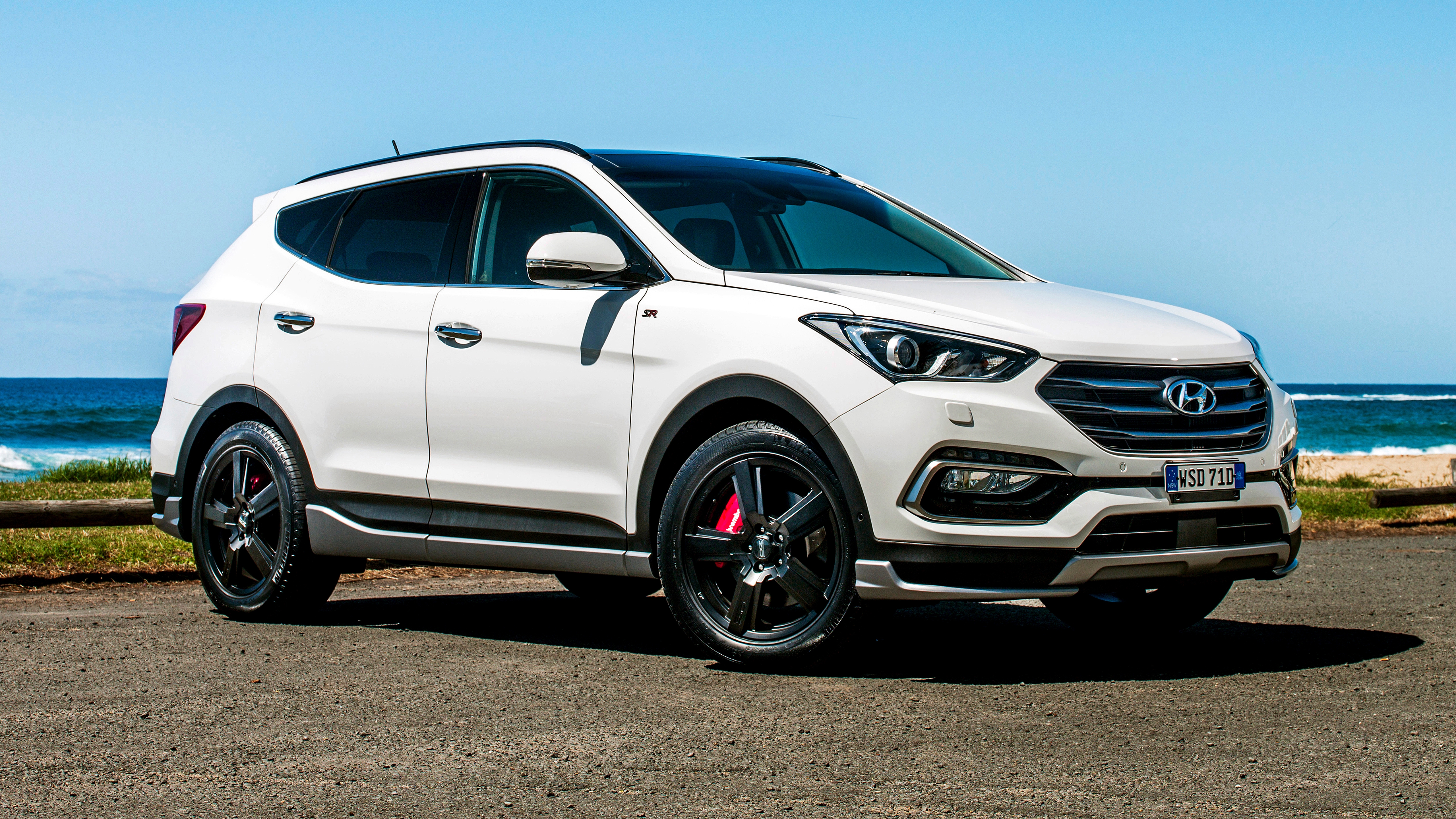 Wallpapers Hyundai Santa Fe cars off-road on the desktop