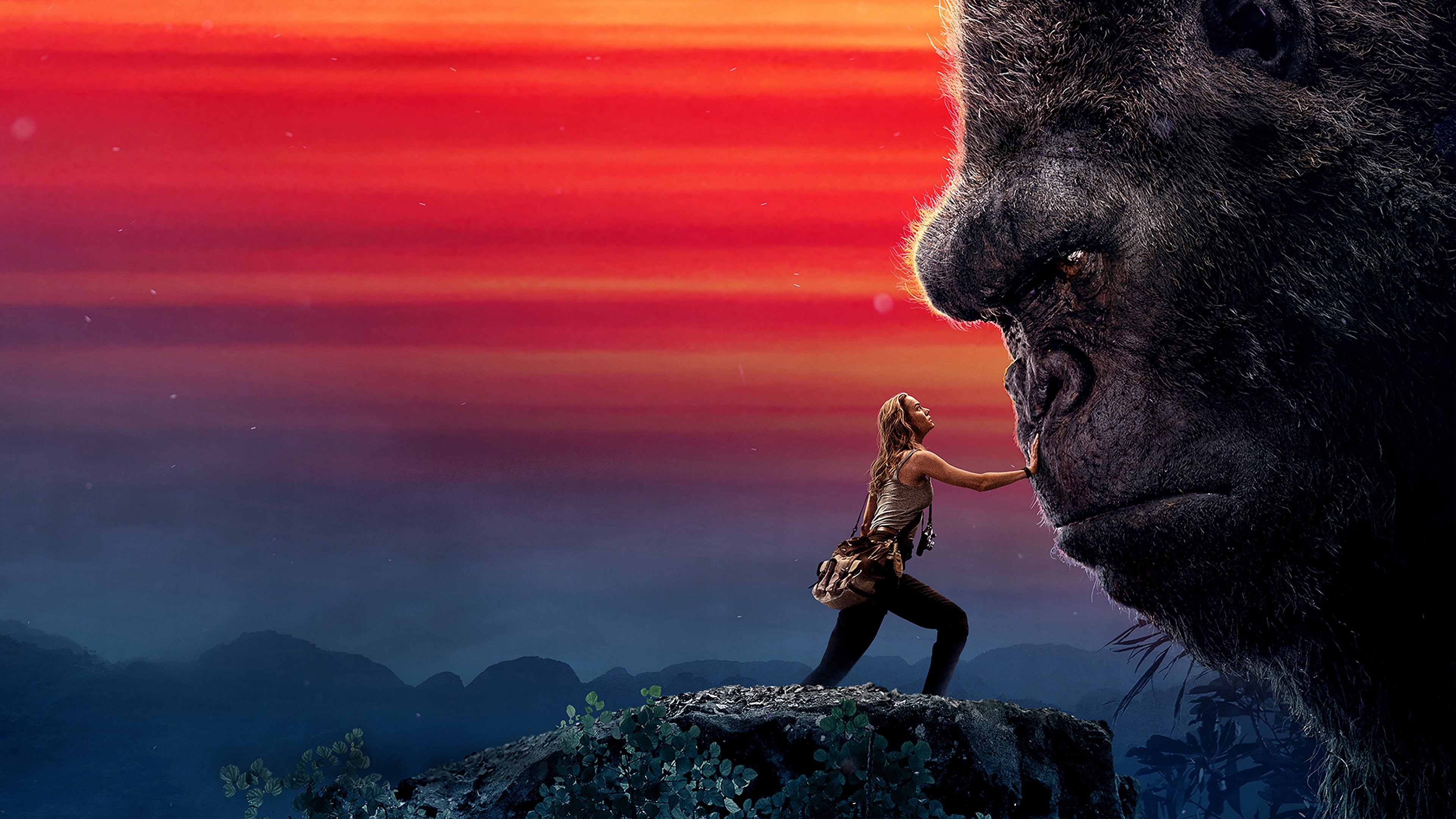 Wallpapers Kong: skull Island the girl the main character on the desktop