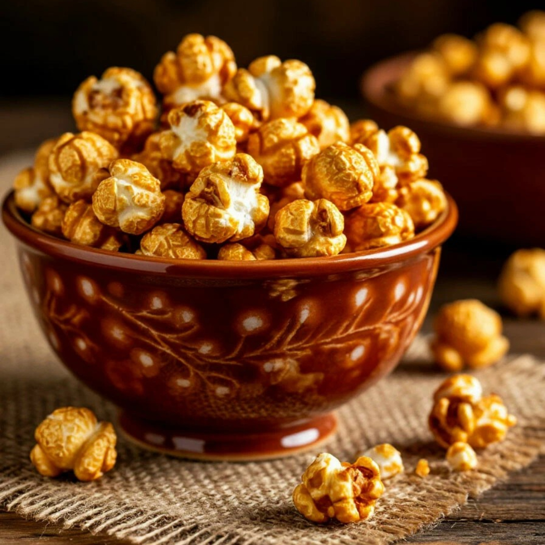 Бесплатное фото Золотистый попкорн