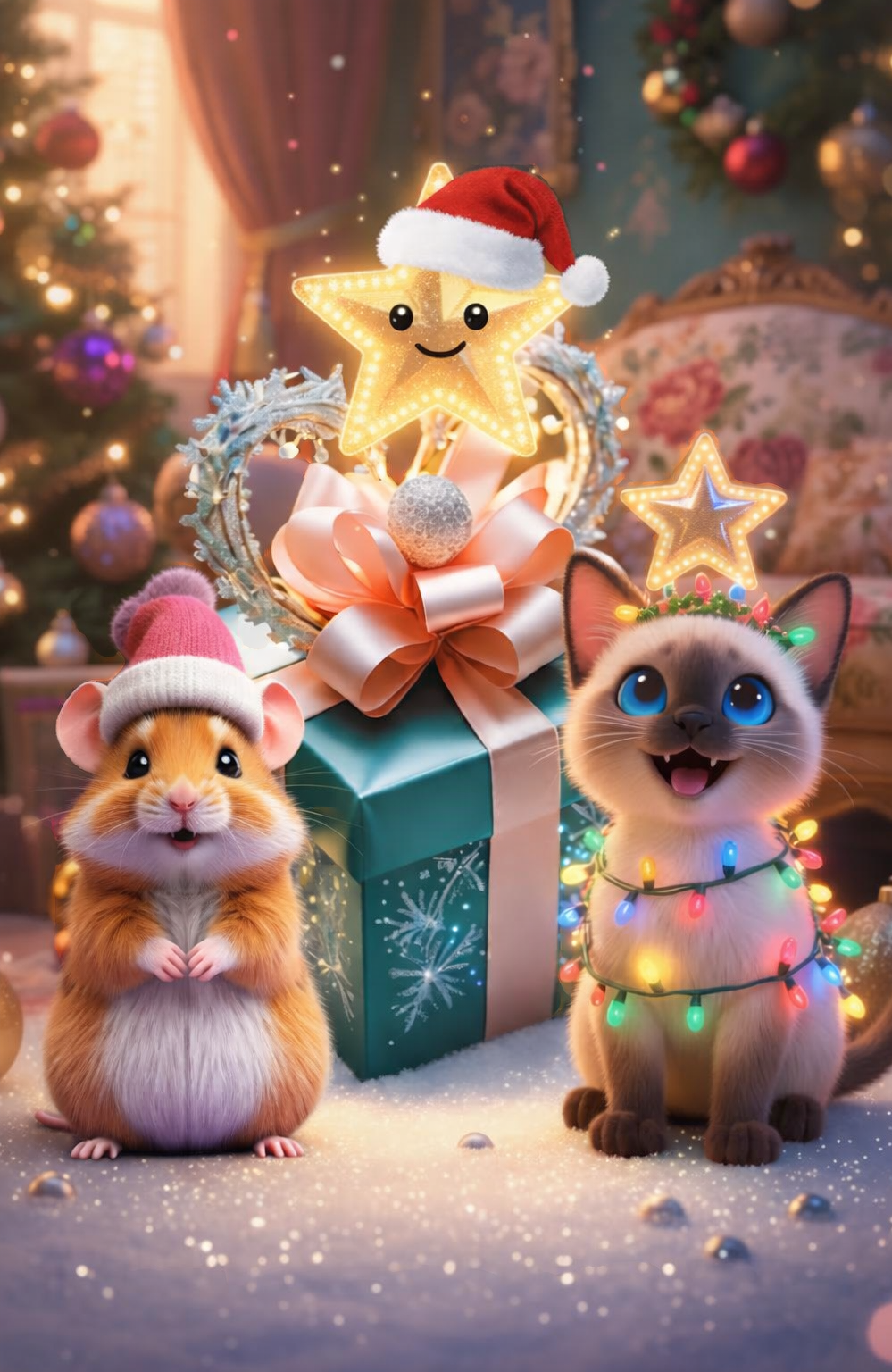 Бесплатная открытка Звезда на празднике