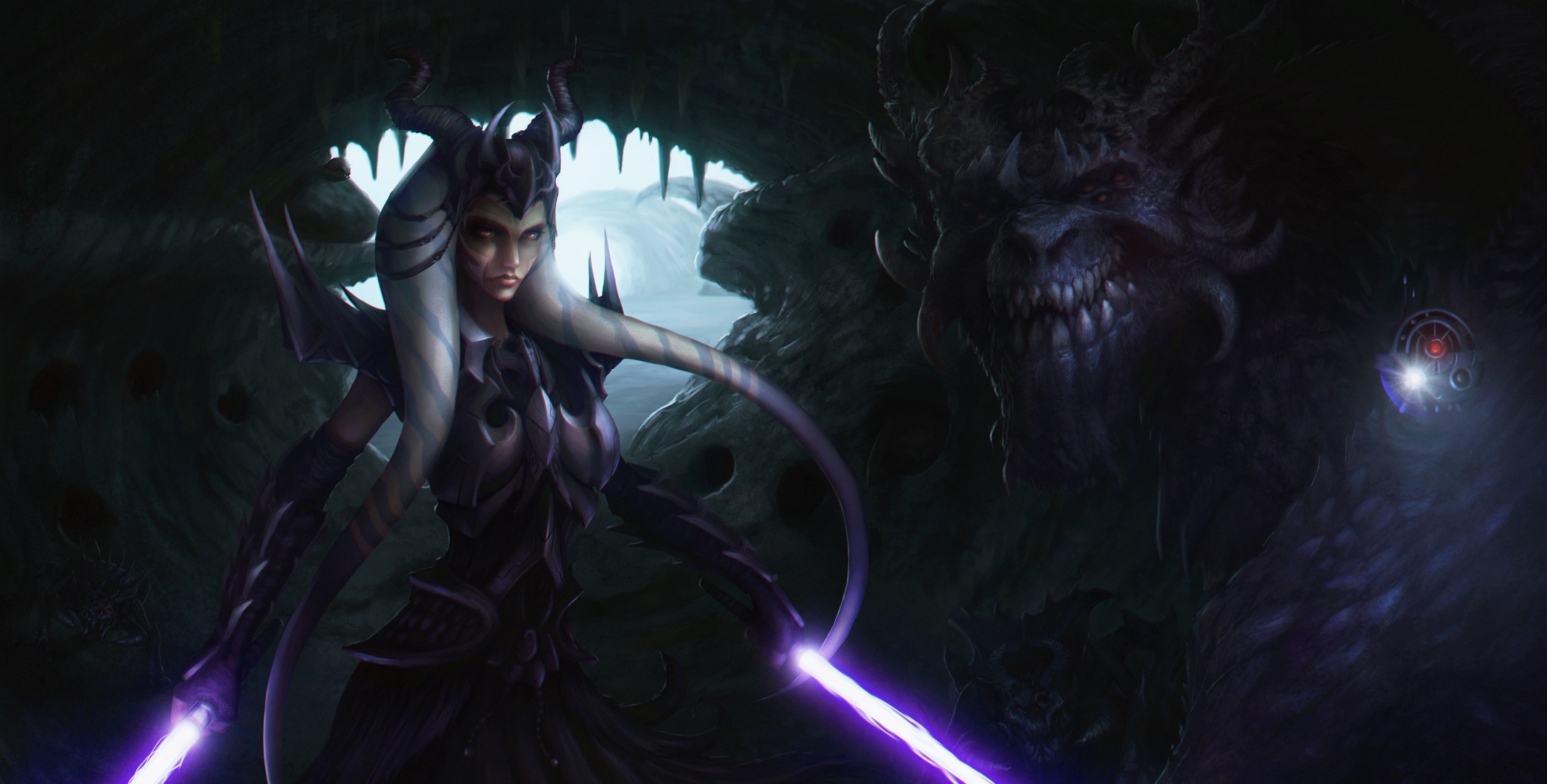 Обои Звездные войны аниме произведение искусства на рабочий стол