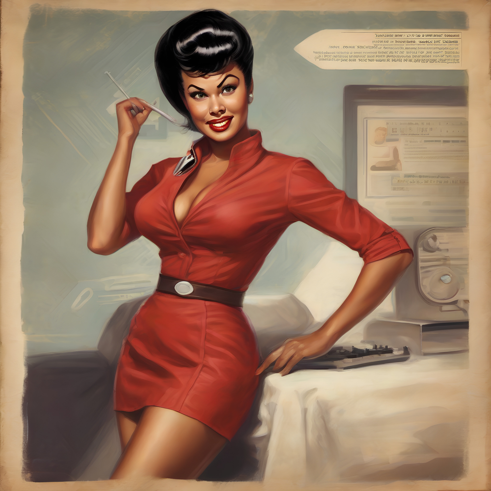 Free photo Uhura pin up