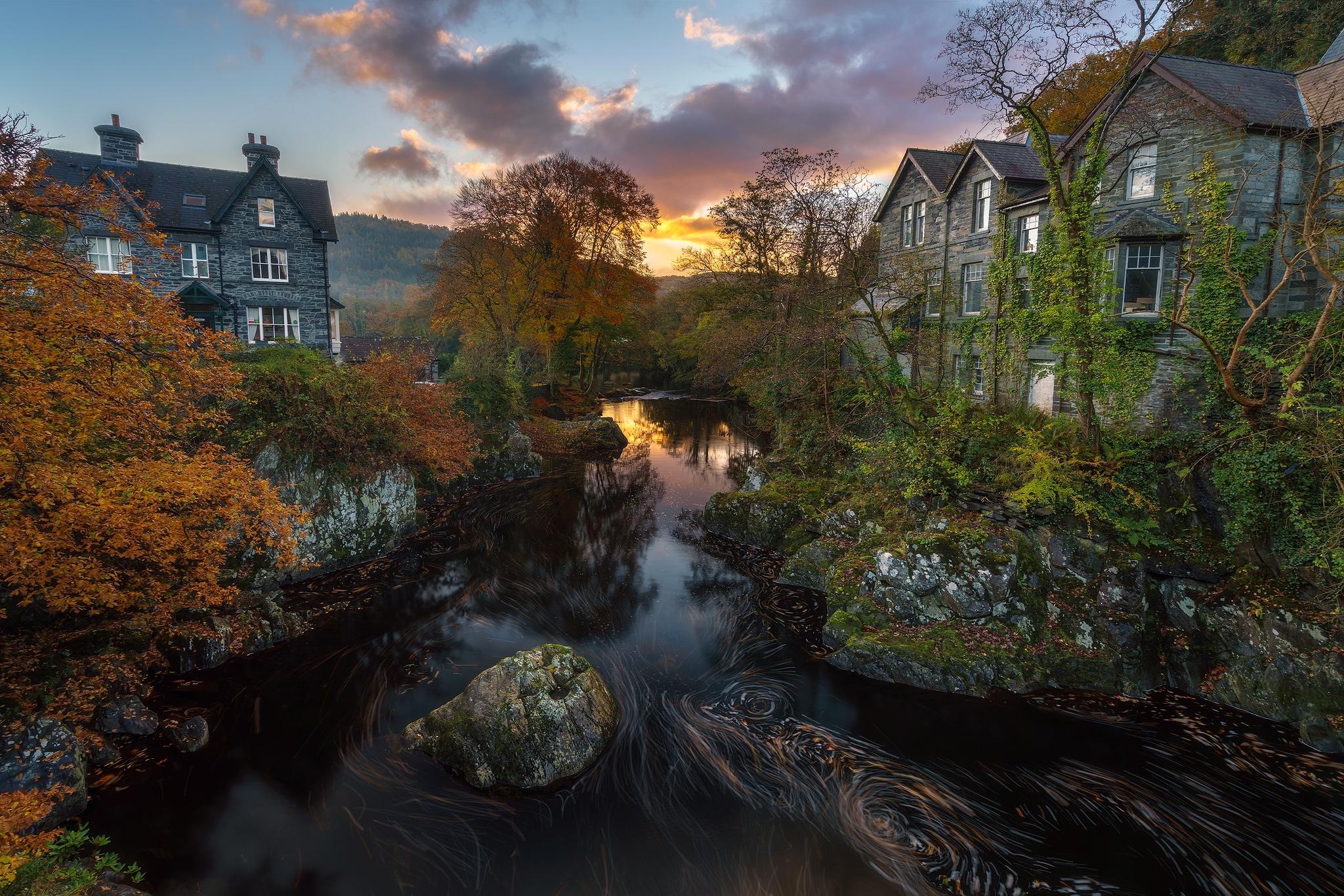 Wallpapers river GREAT BRITAIN landscape on the desktop