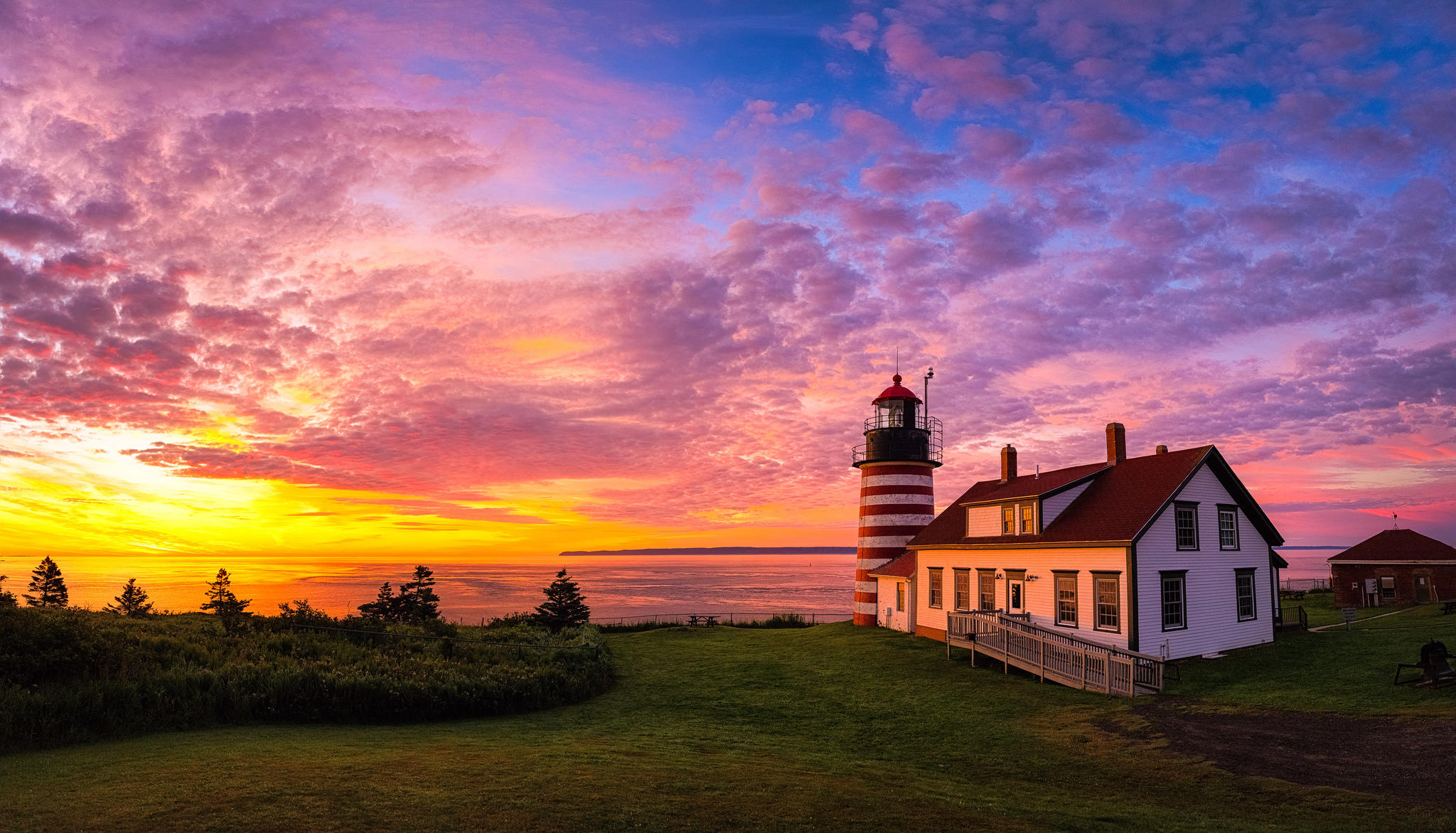 Wallpapers Maine New England coastline on the desktop