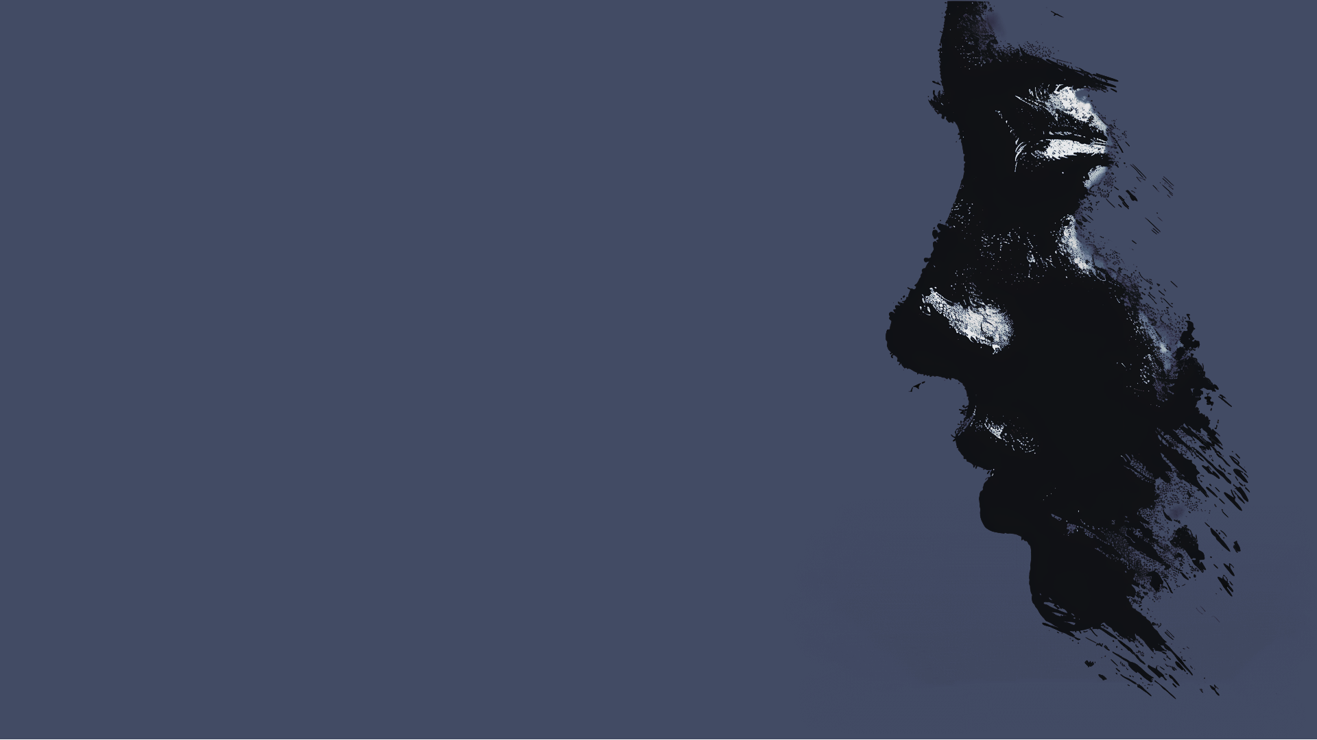 Бесплатное фото Мужской силуэт на сером фоне