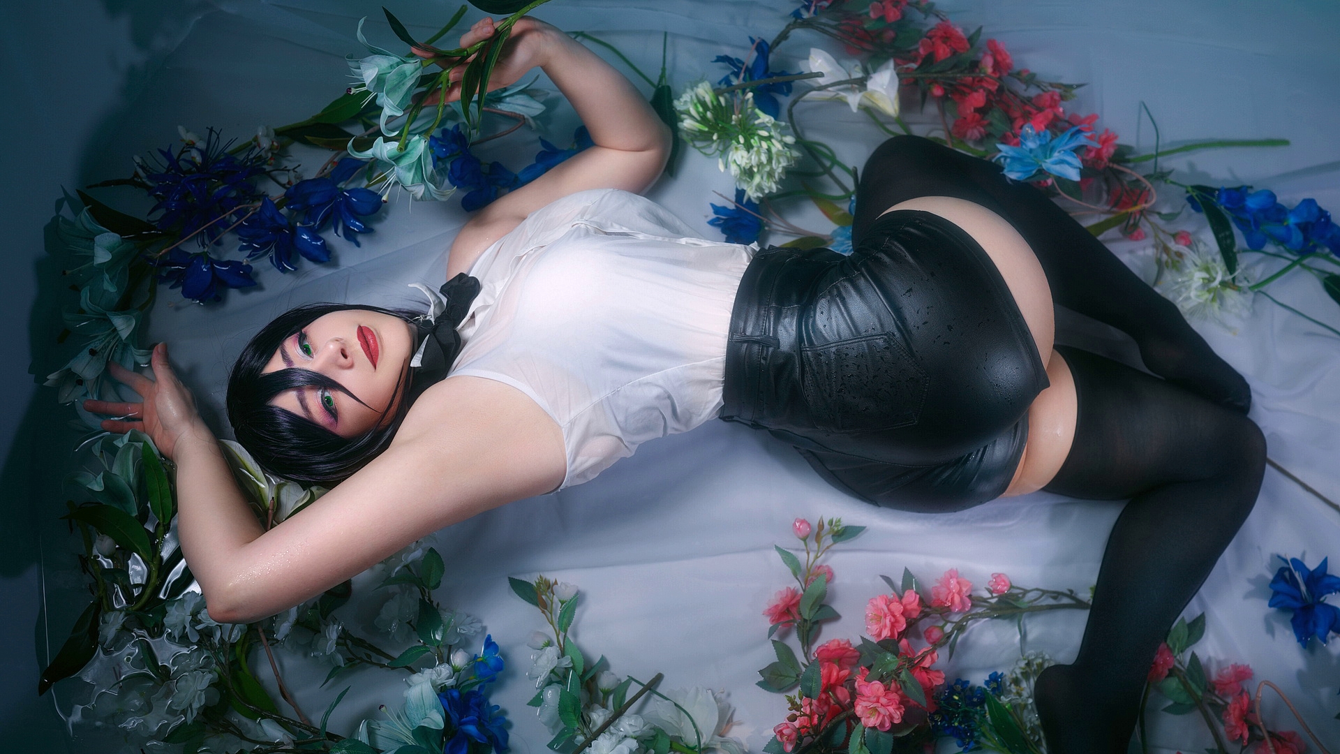 桌面上的壁纸cosplay 模型 Mikomi Hokina