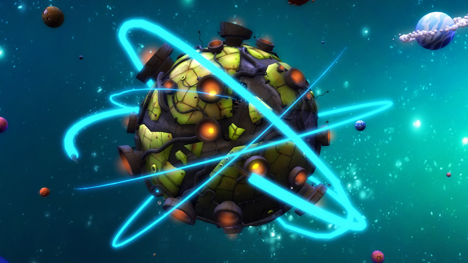 桌面上的壁纸艺术品 CGI 水下