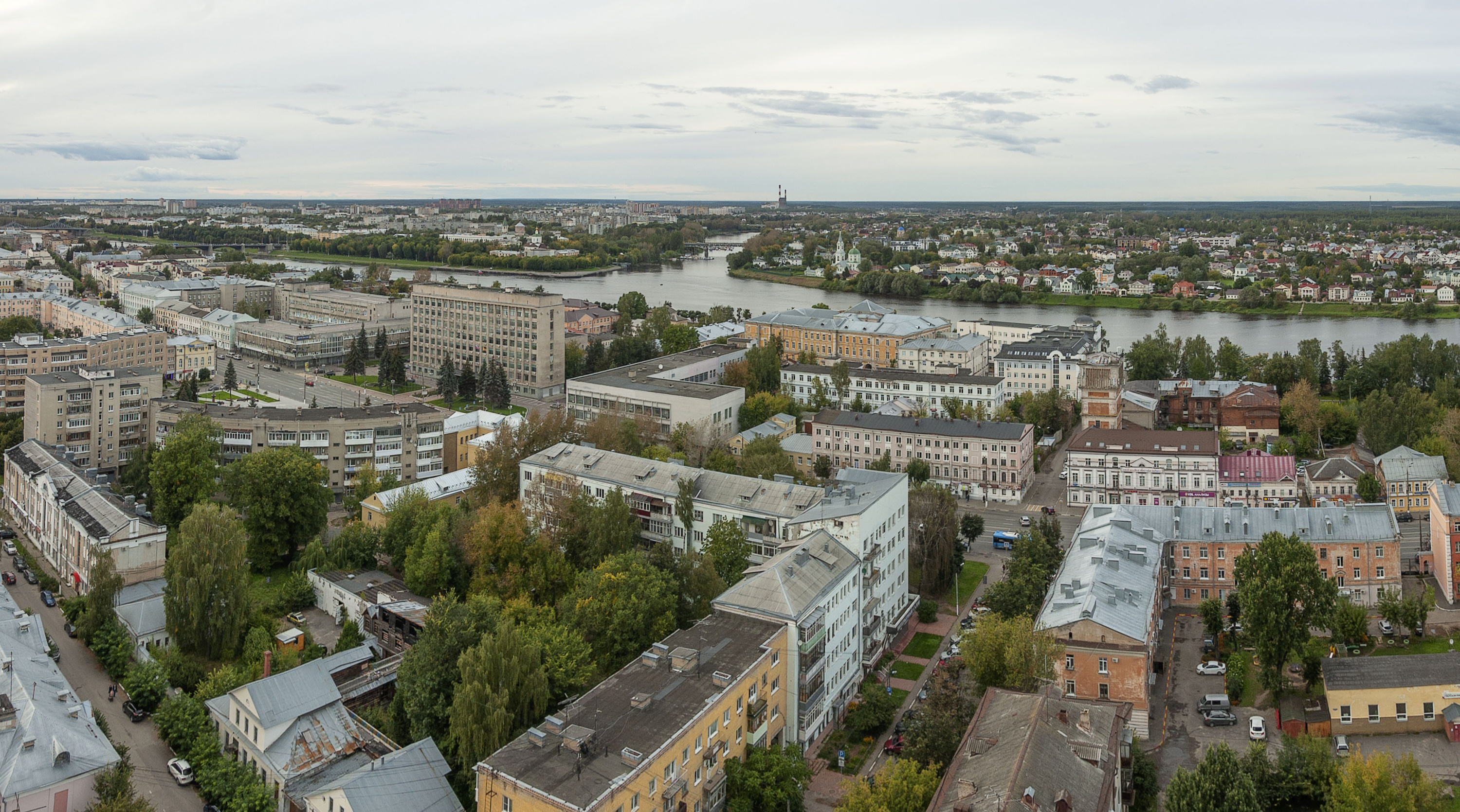 Wallpapers cities Russian rivers on the desktop