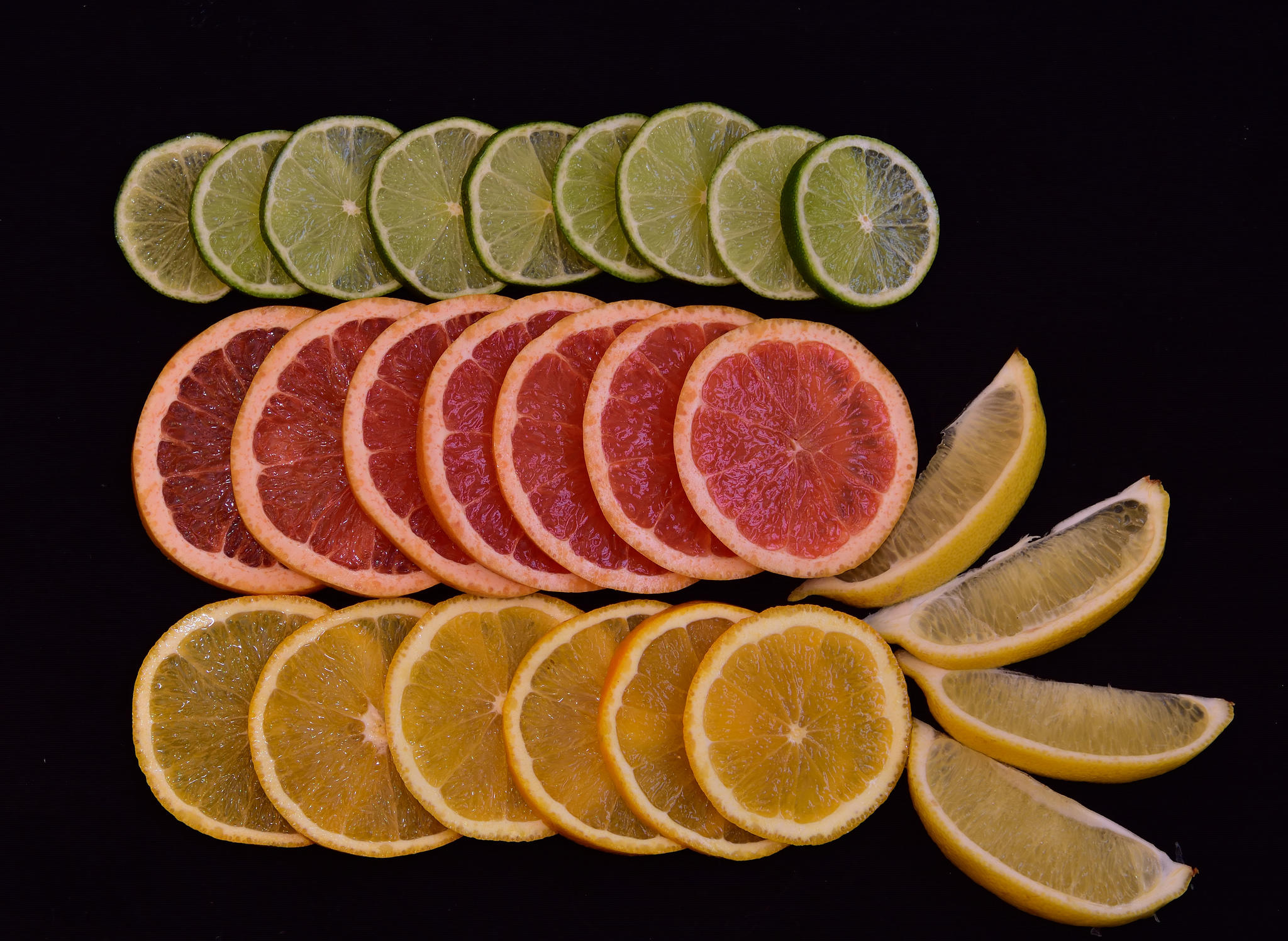 Wallpapers citrus slices food on the desktop