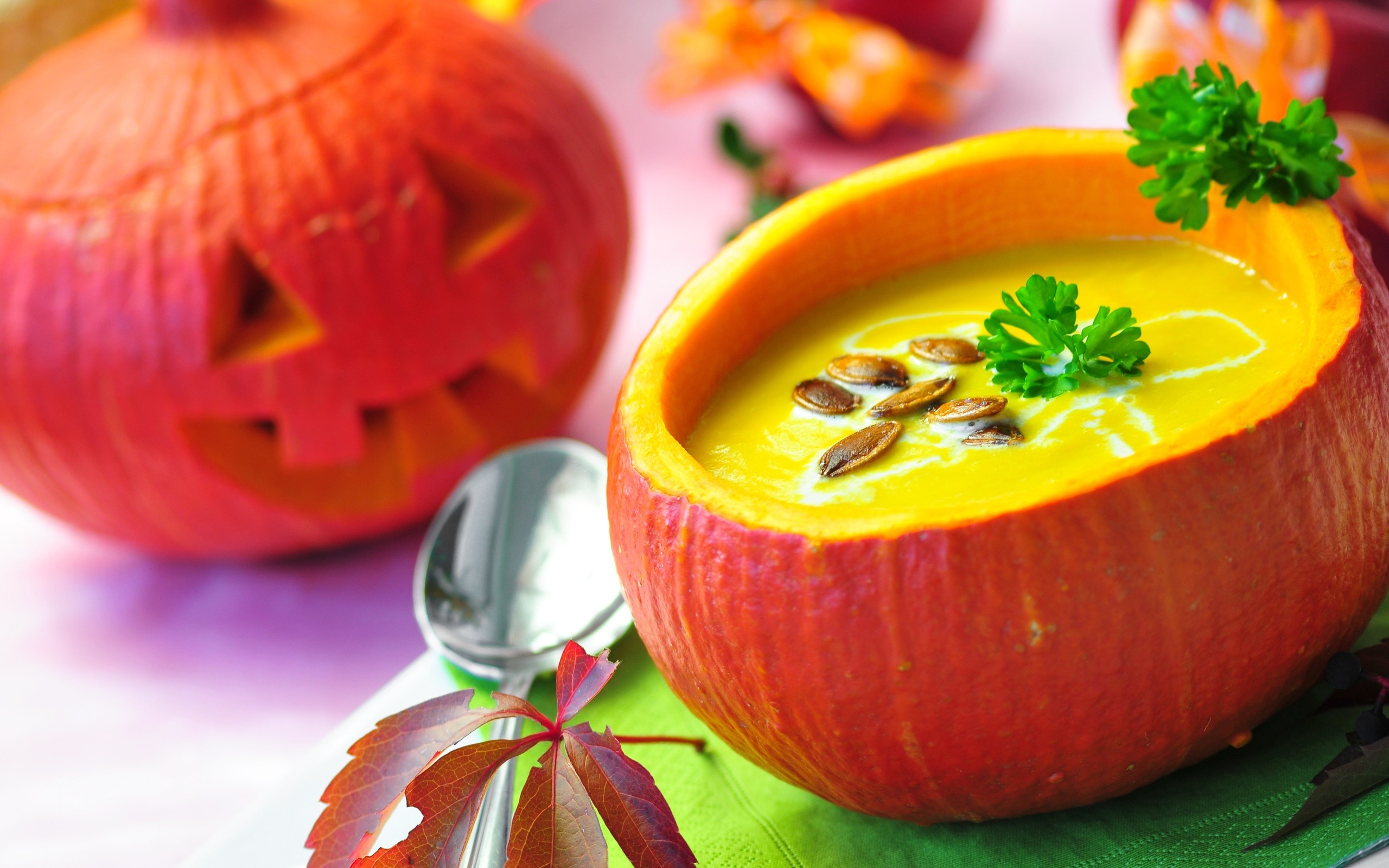 Free photo Pumpkin soup