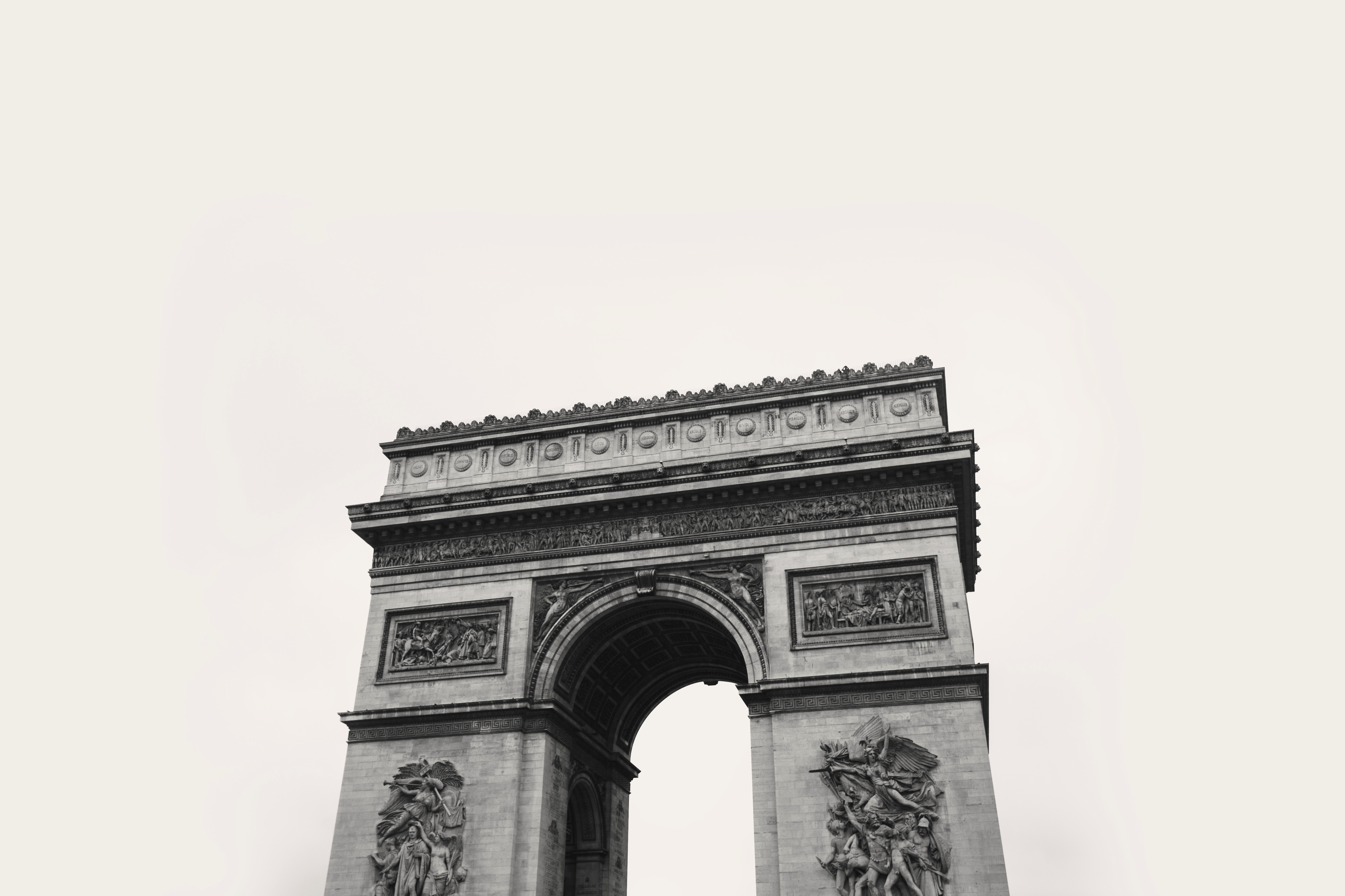 Wallpapers black and white architecture structure on the desktop