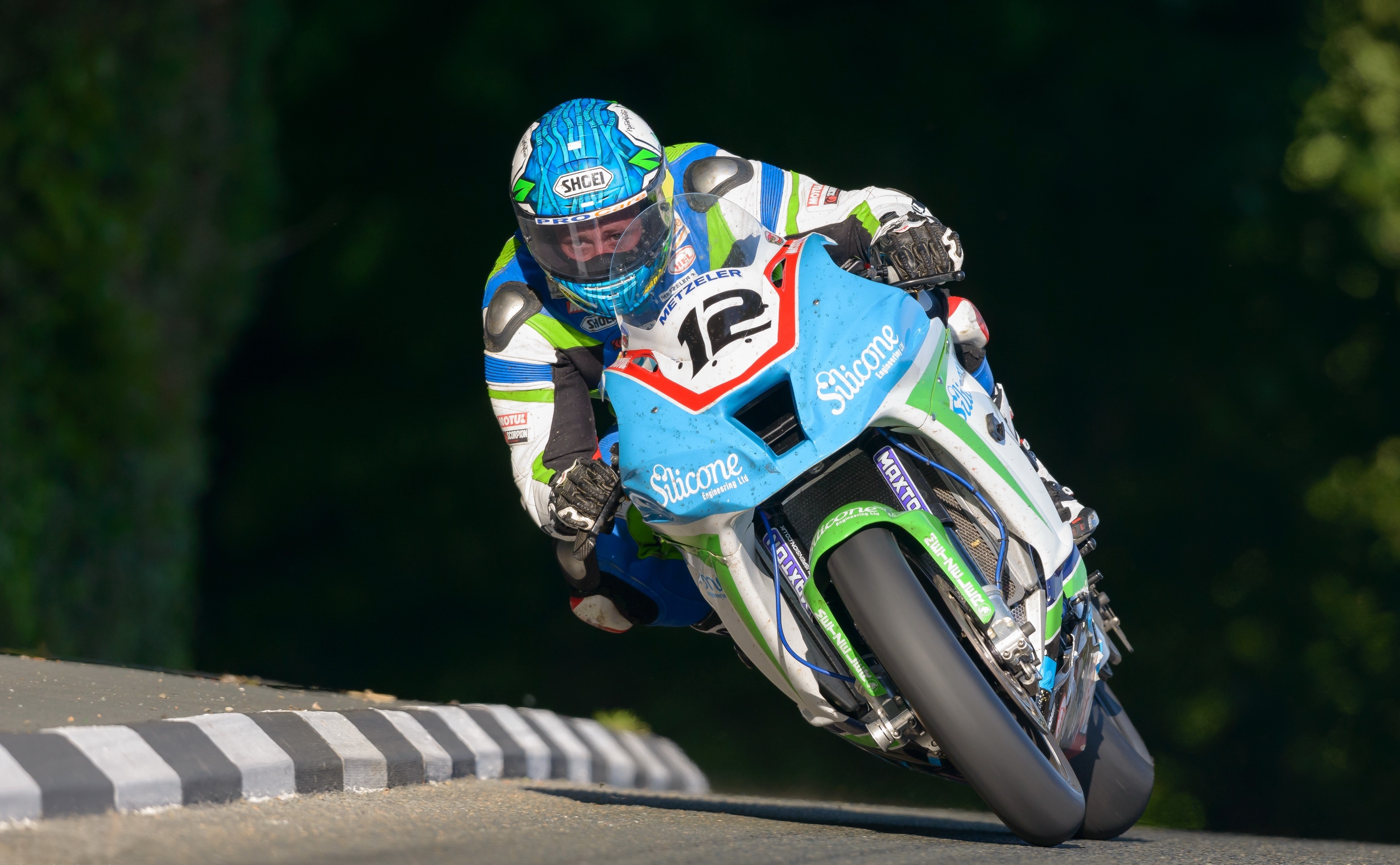 Бесплатное фото MotoGP гонки