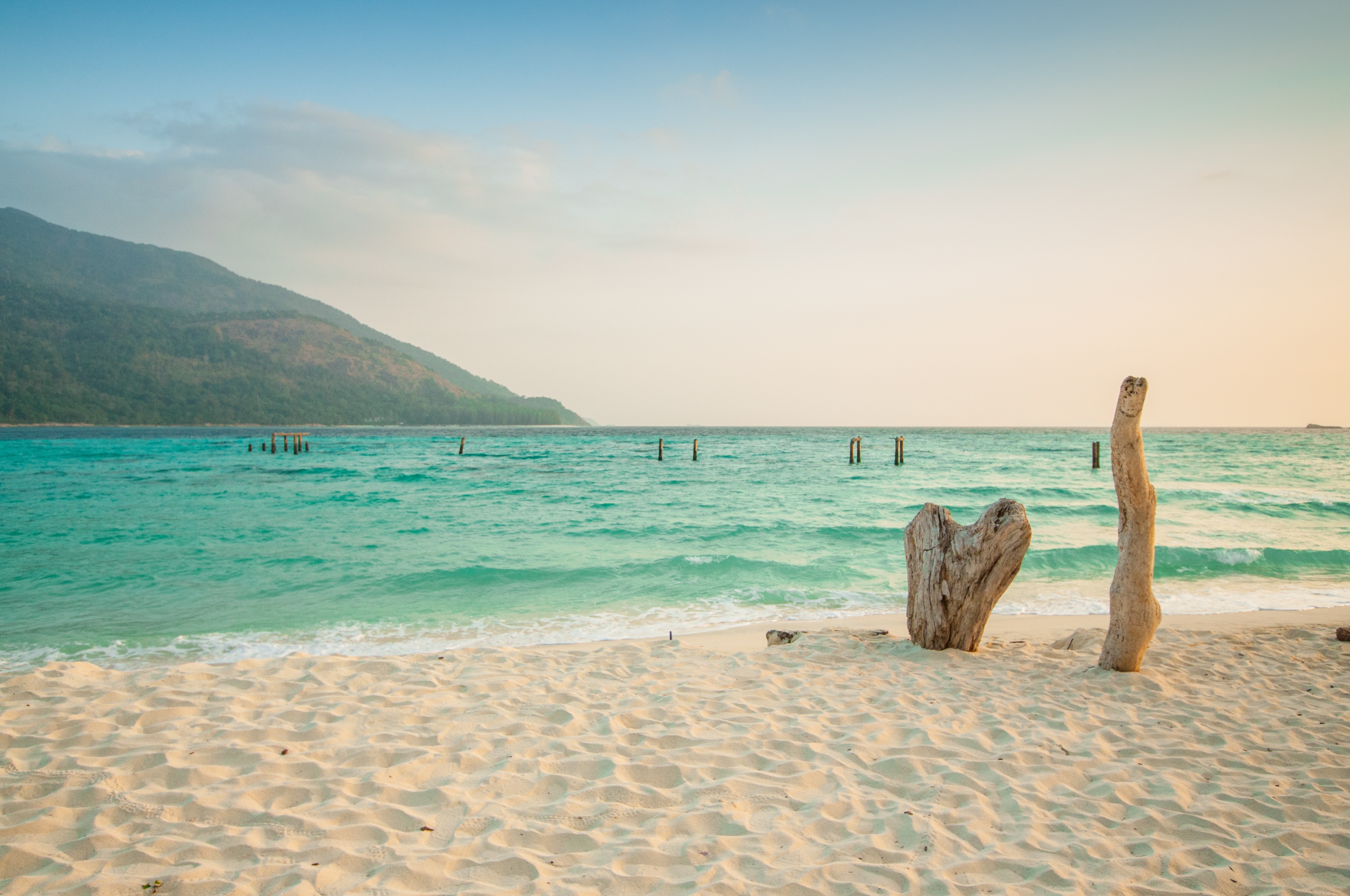 Free photo Sandy beach in Thailand