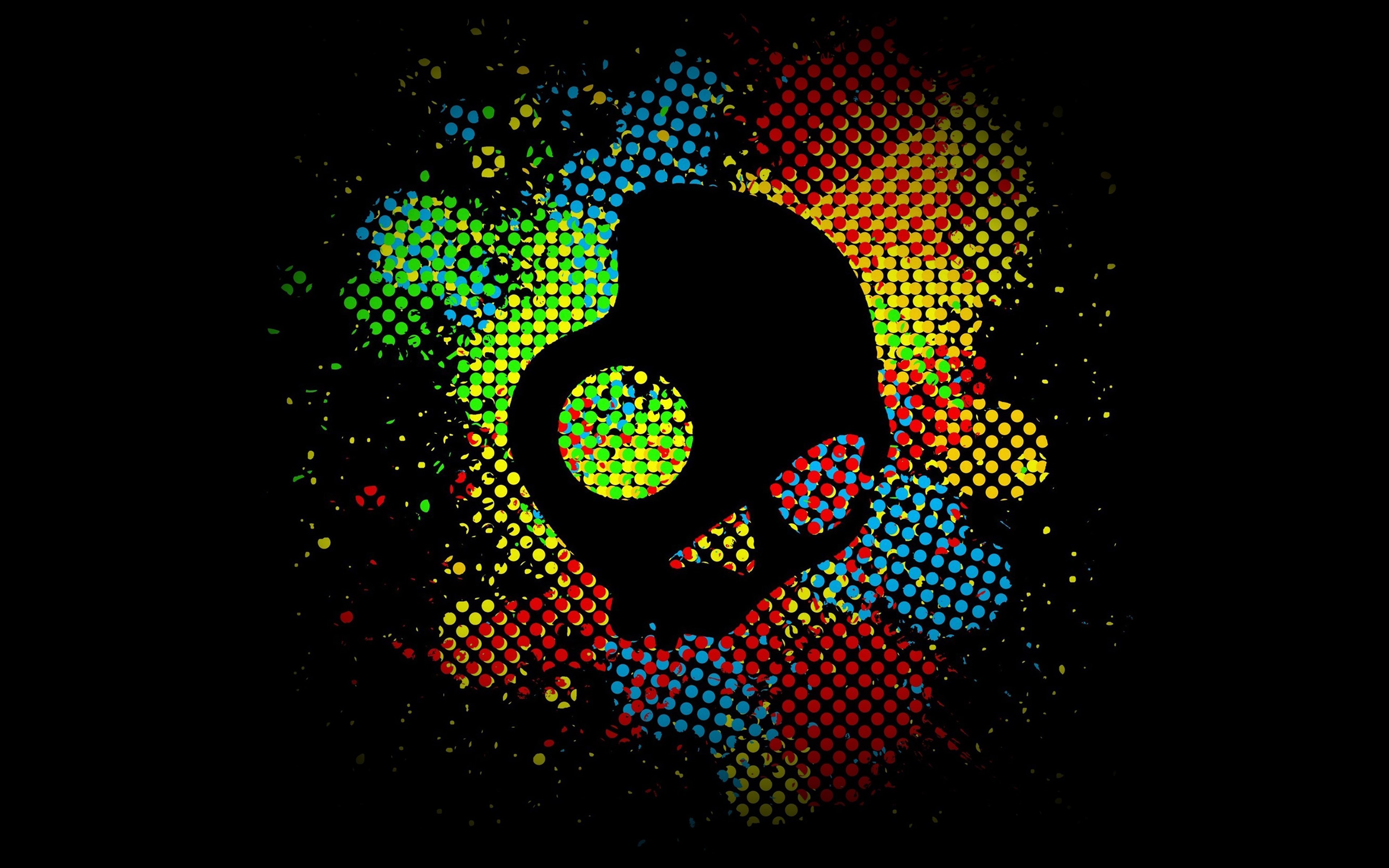 Wallpapers skull candy skull logo on the desktop