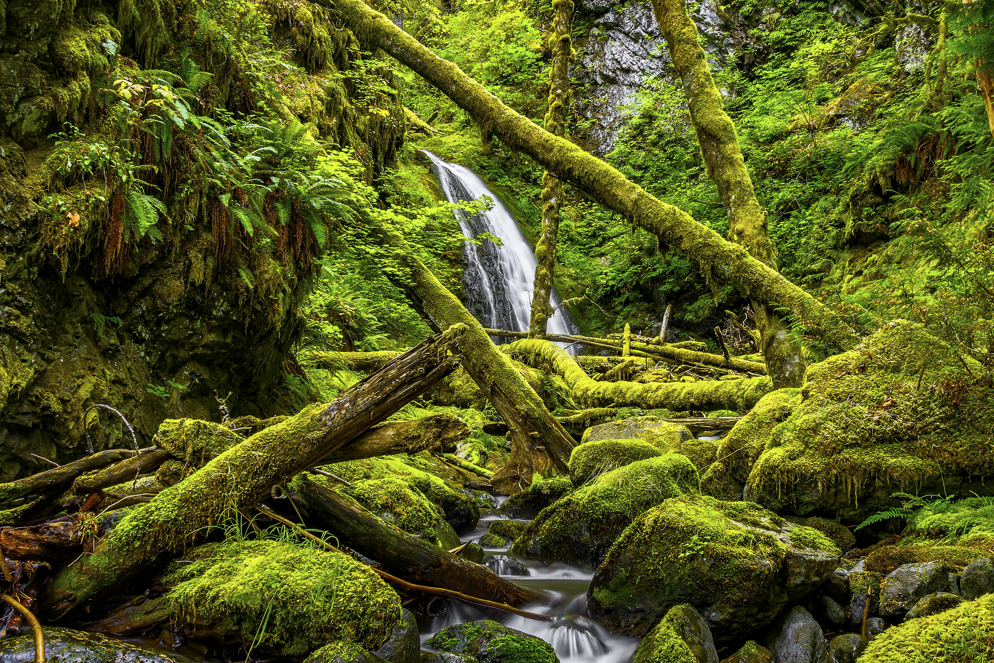 Обои Falls Washington водопад на рабочий стол