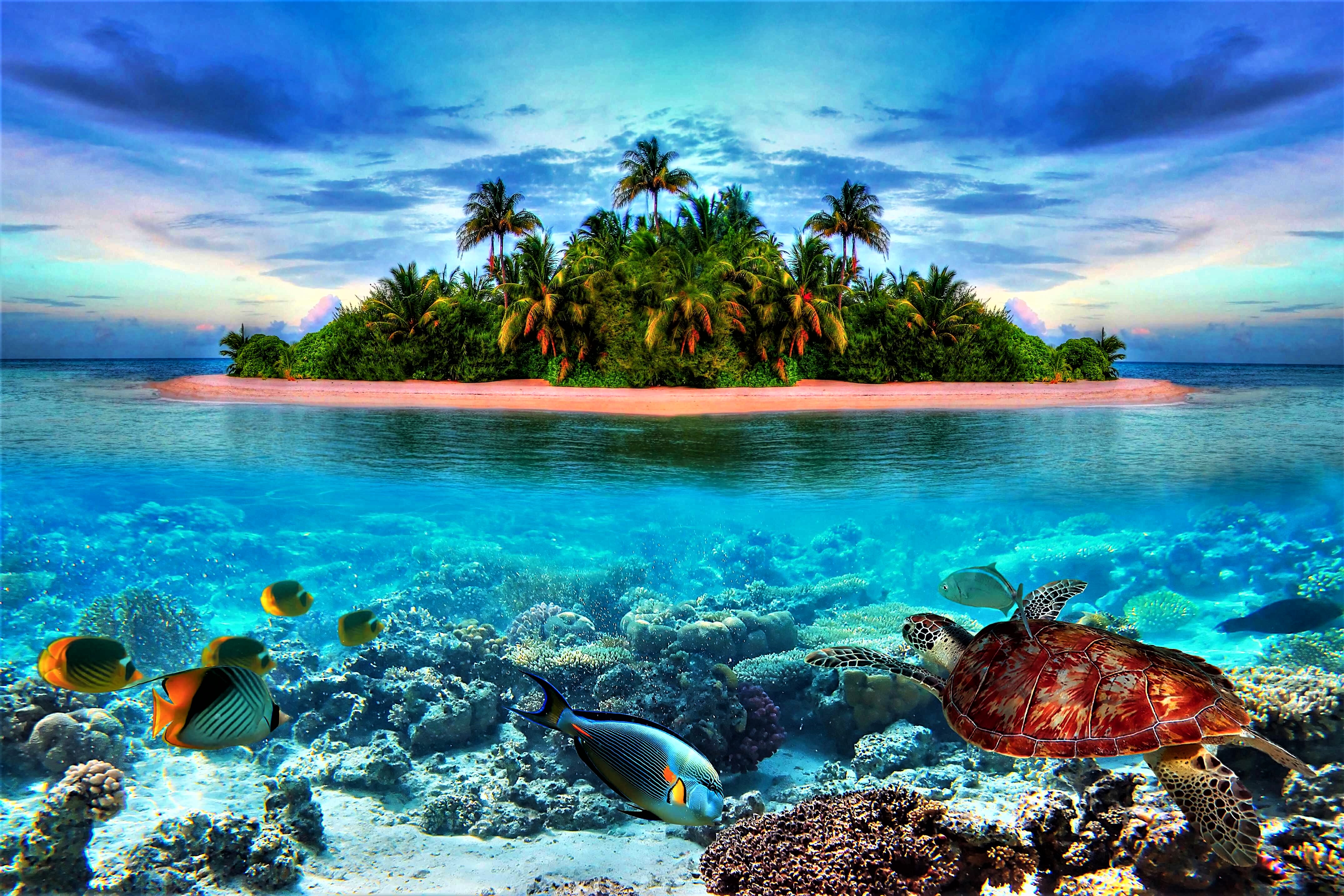 Wallpapers Beautiful tropical island on the desktop