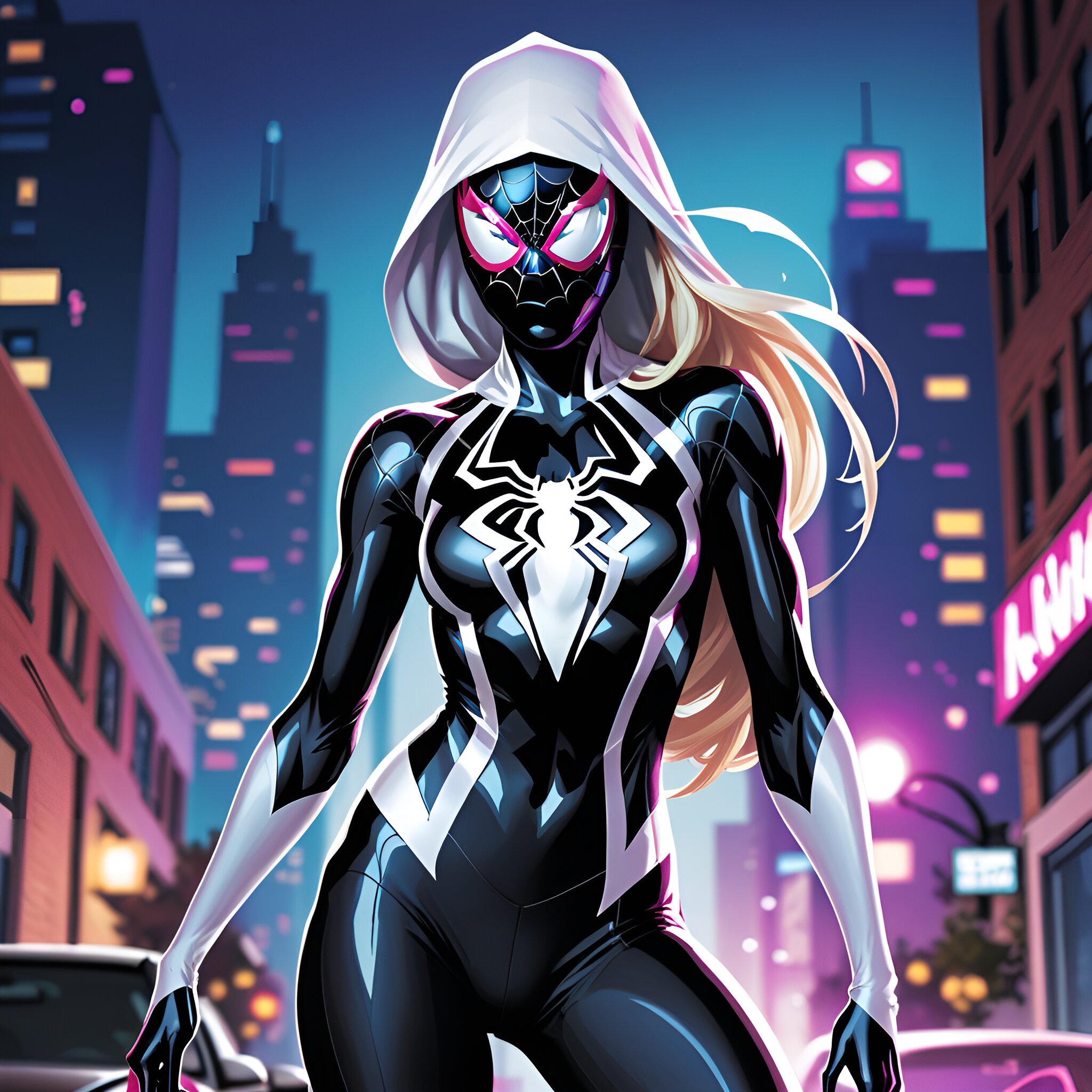 Free photo Spider girl gwen stacy