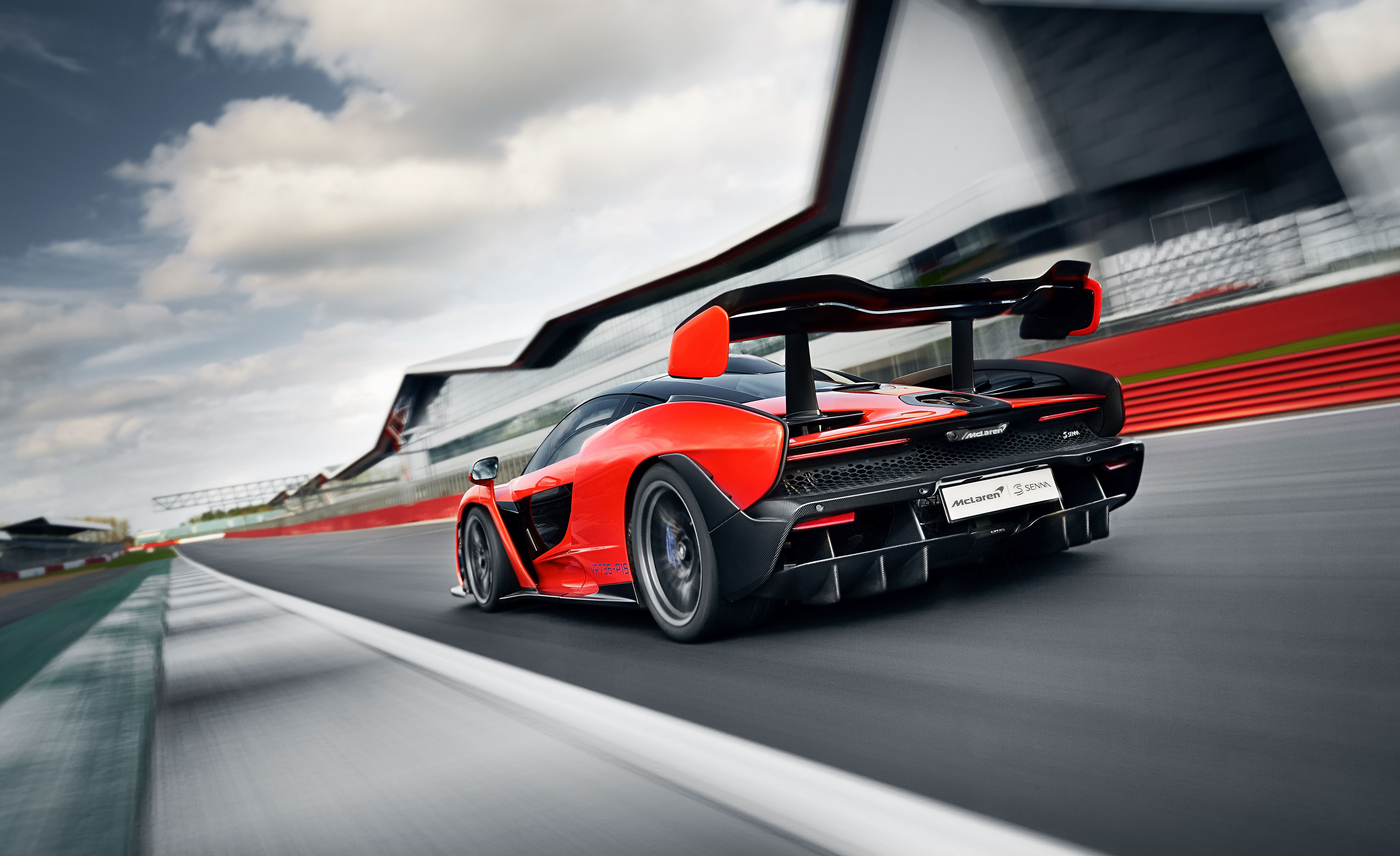 Обои Mclaren Senna спойлер Mclaren на рабочий стол