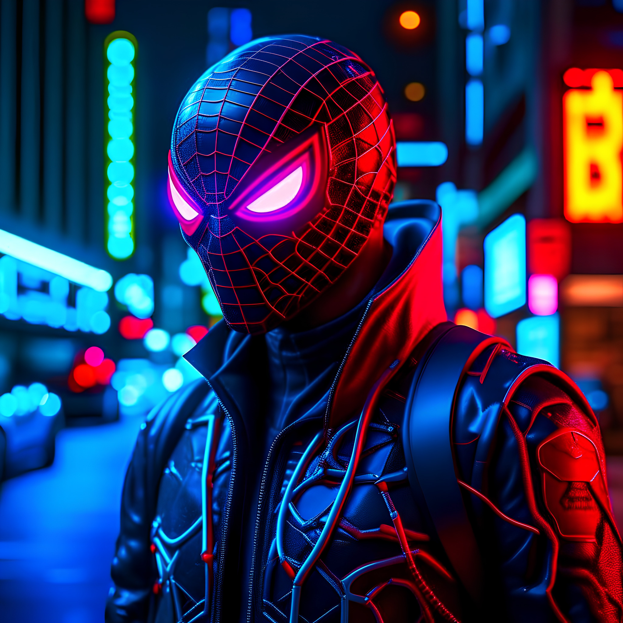 Free photo Cyberspider man