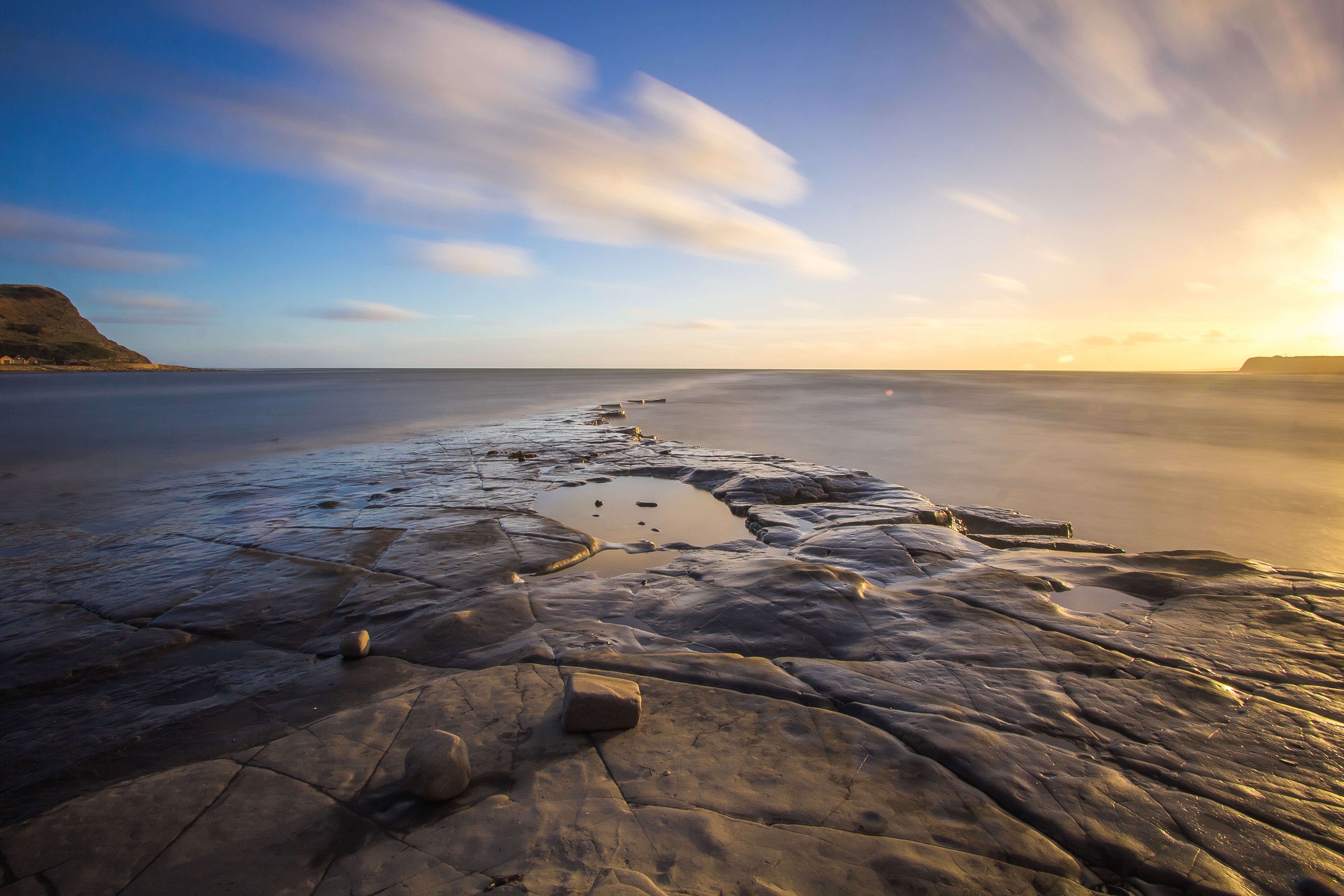 Free photo The clay seashore