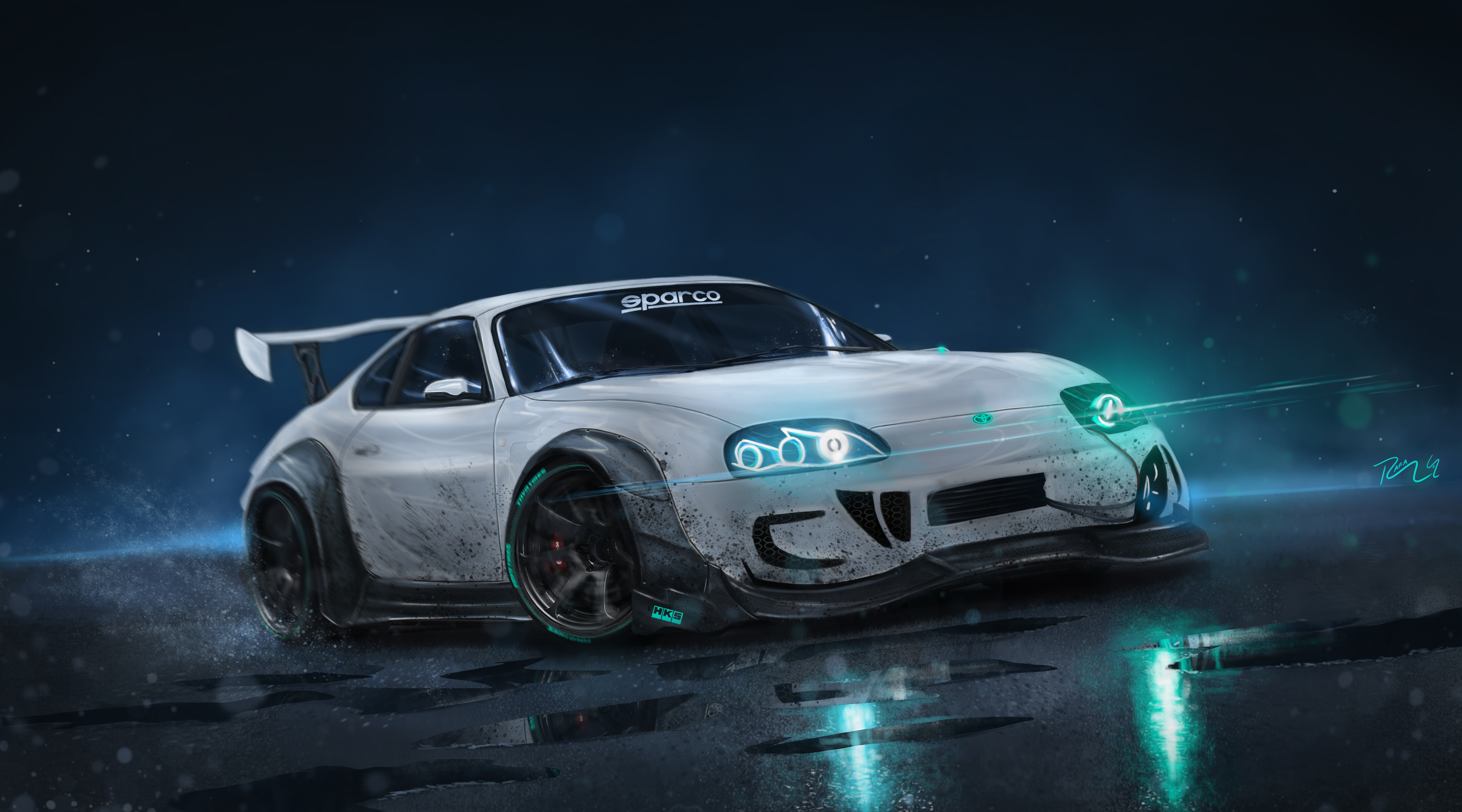 Wallpapers cars artwork digital art on the desktop