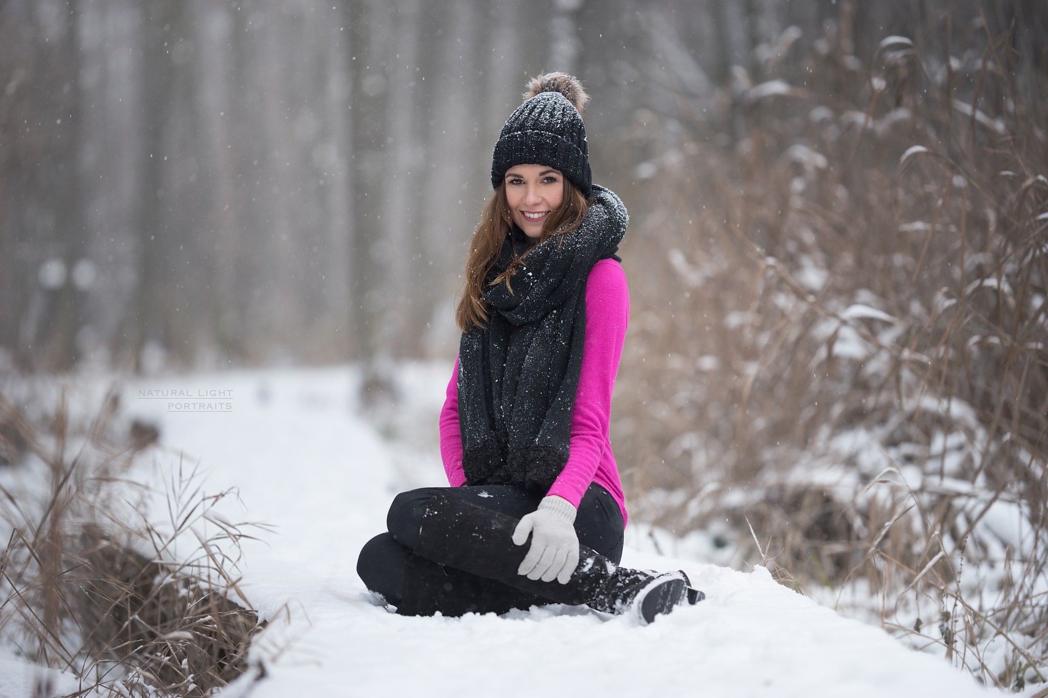 Wallpapers woman model depth of field on the desktop