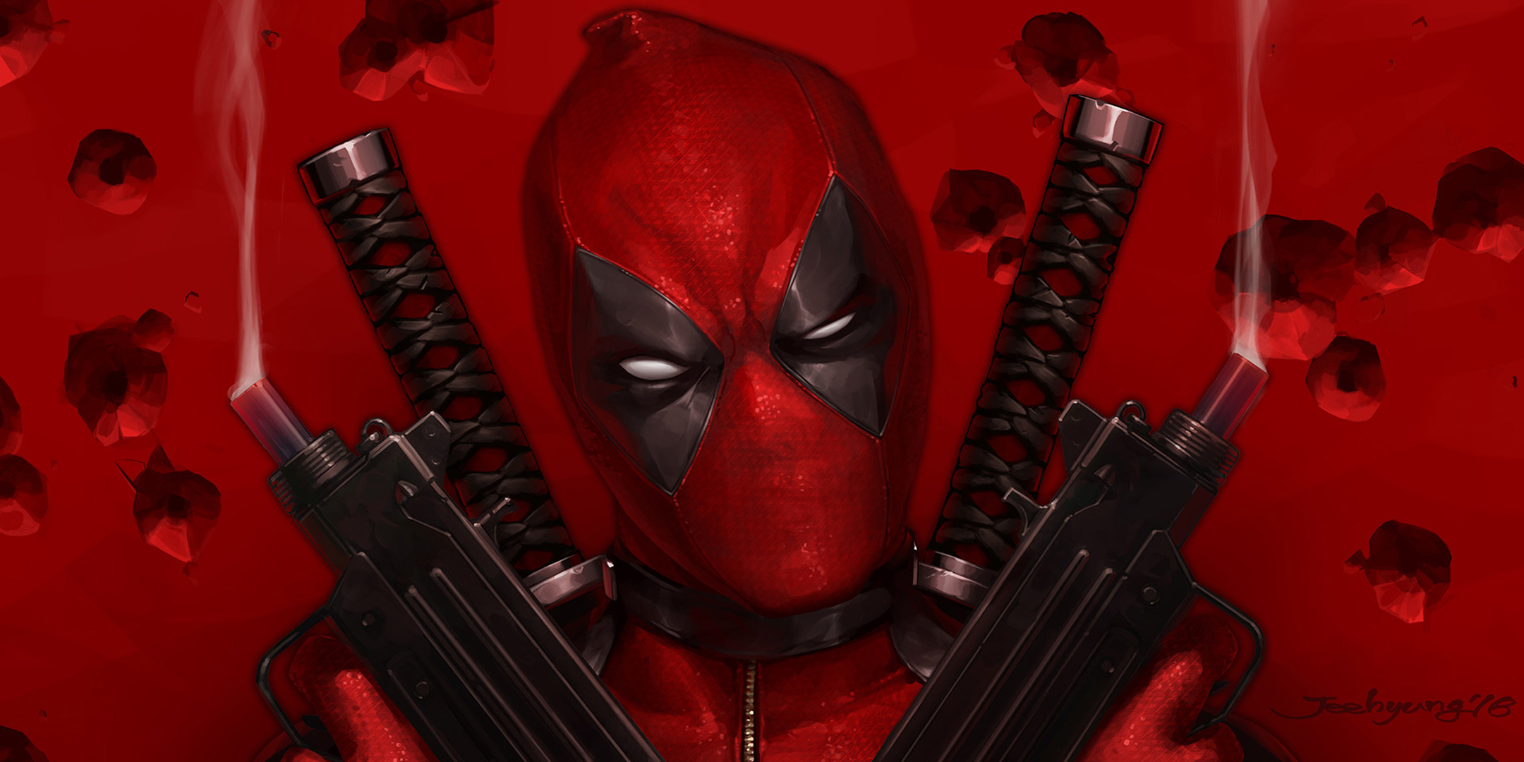 Wallpapers Deadpool artwork digital art on the desktop