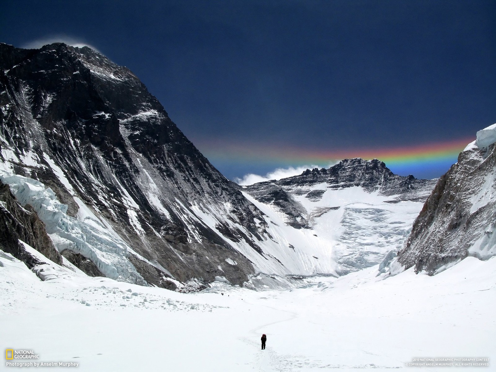Rainbow over Jomolungma