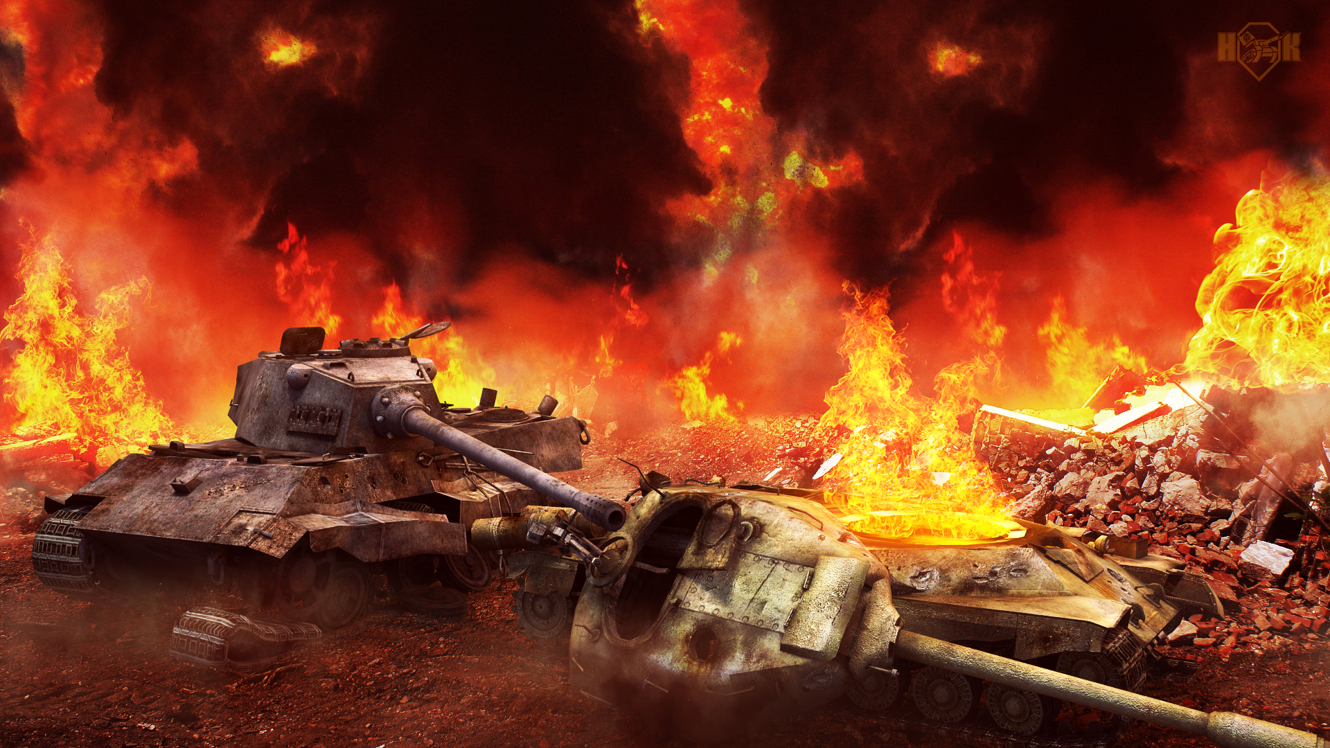 Wallpapers war tank appliances on the desktop